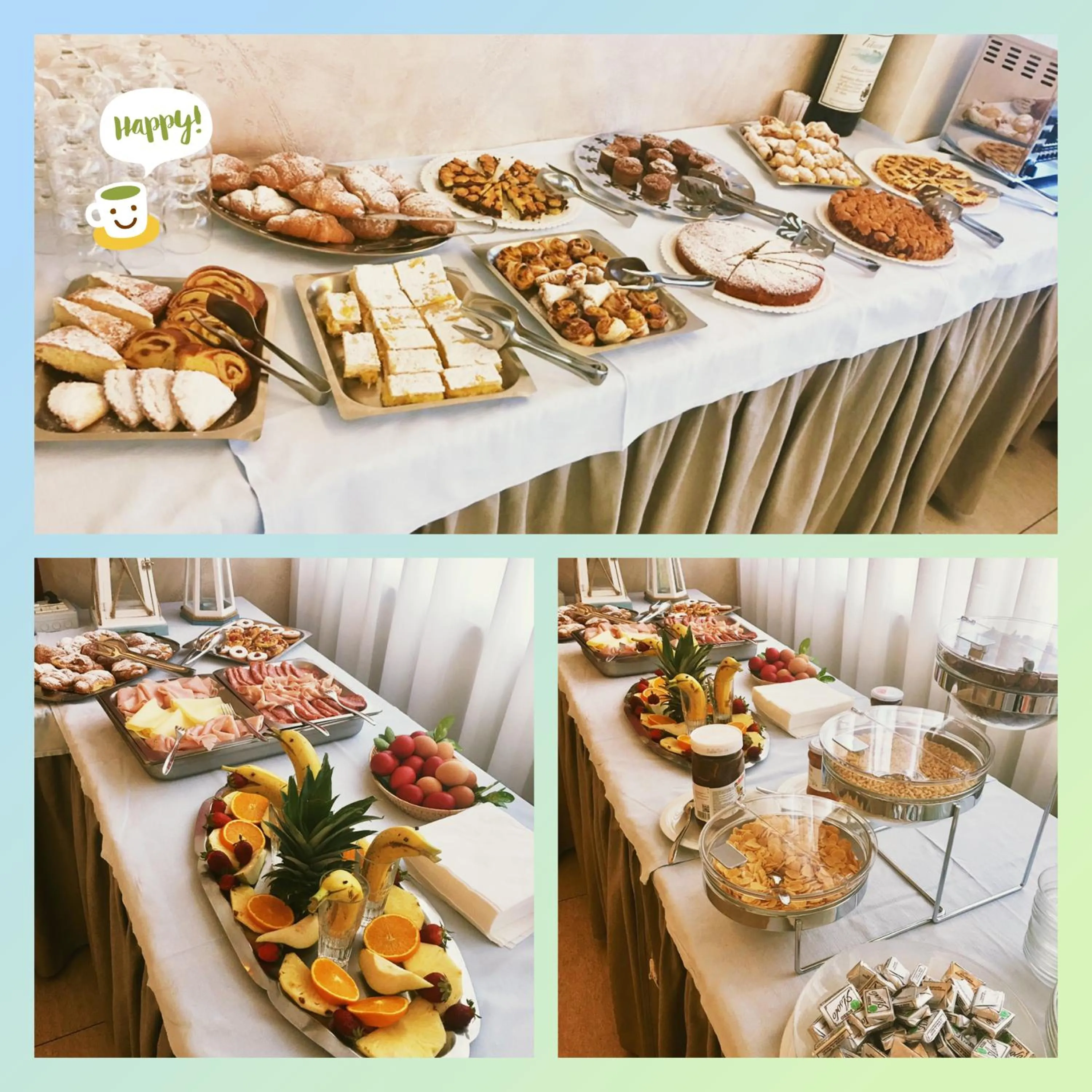 Restaurant/places to eat in Hotel Monica