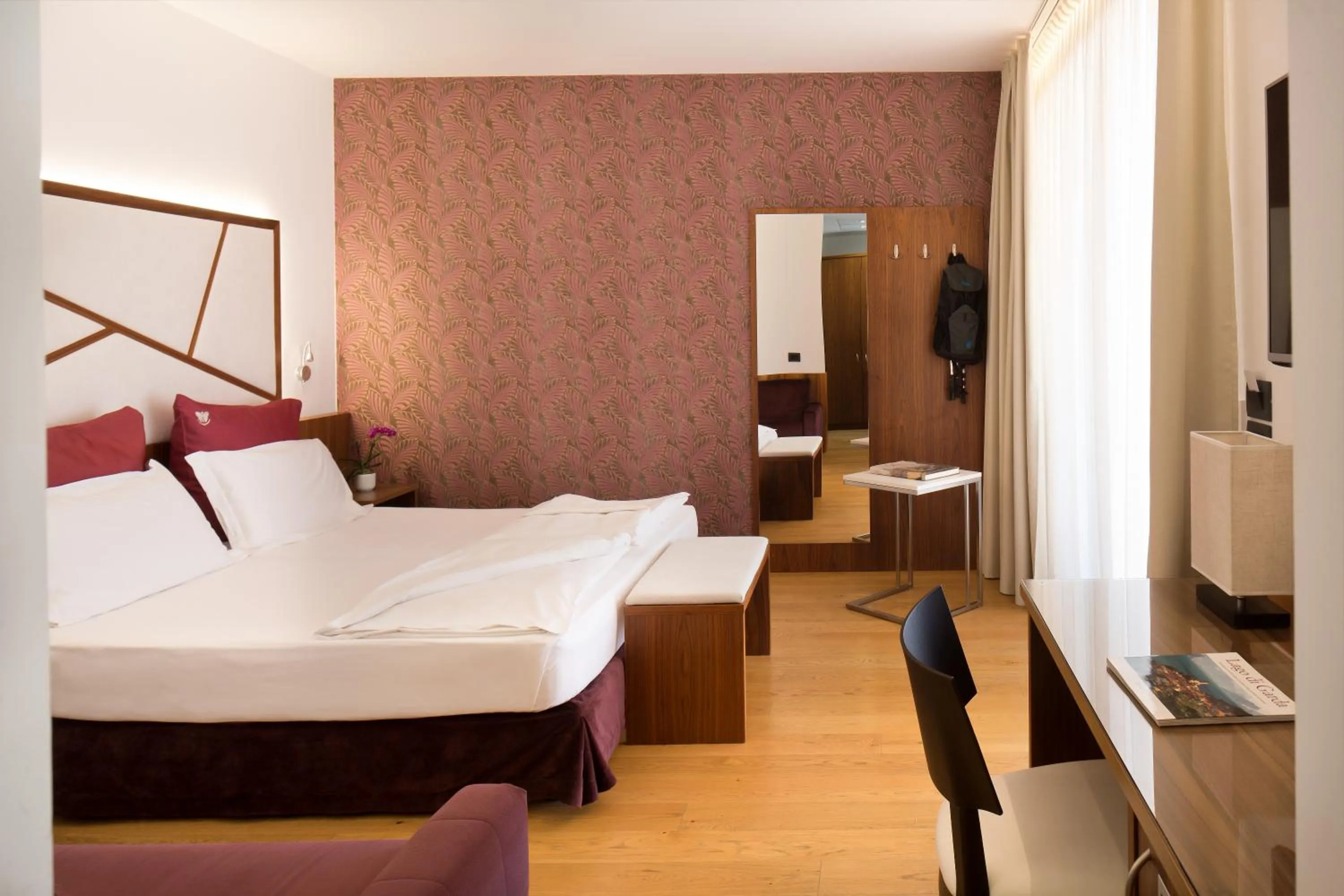 Bedroom, Bed in Hotel Campagnola