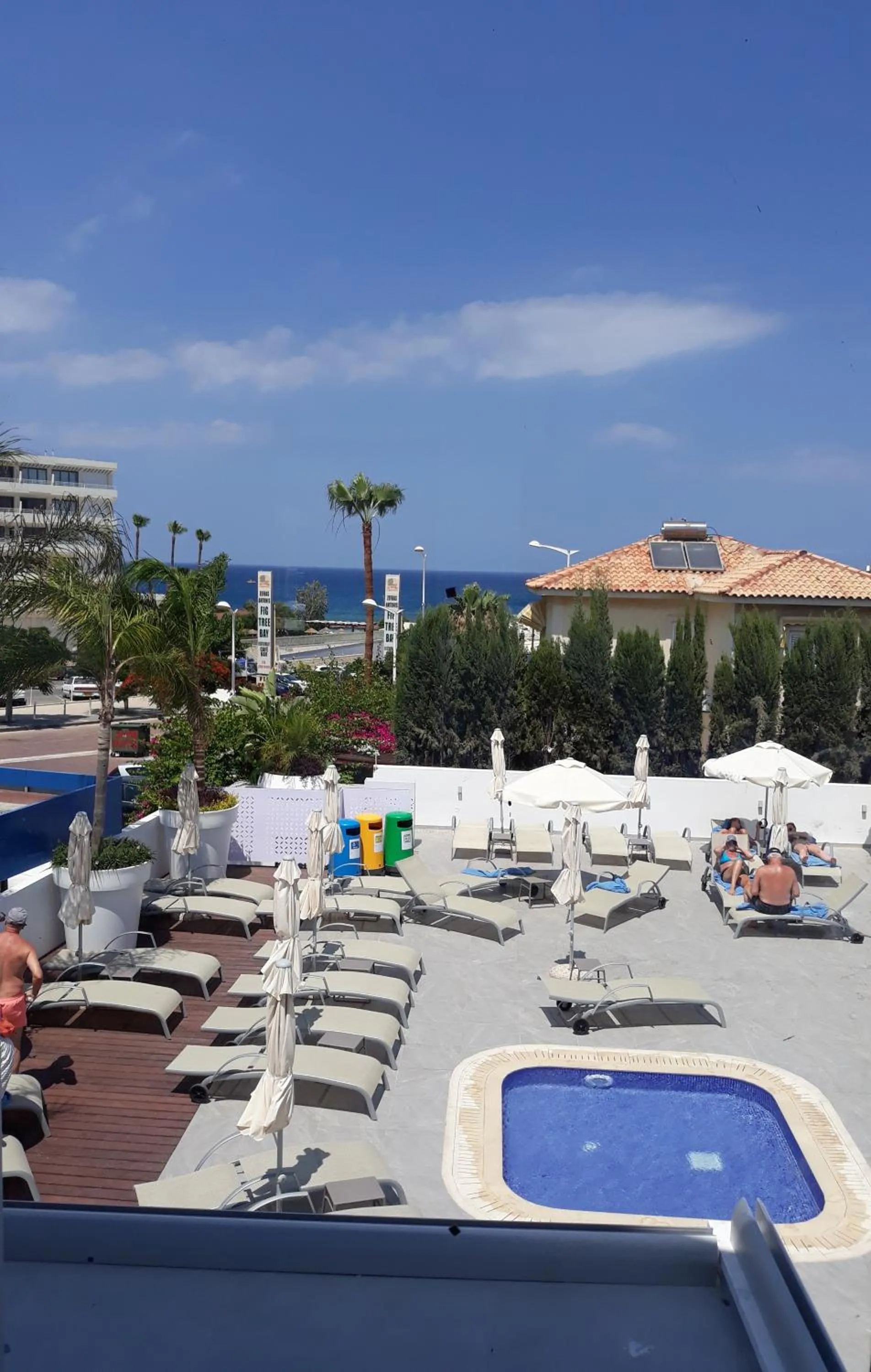 Pool view in Protaras Plaza Hotel