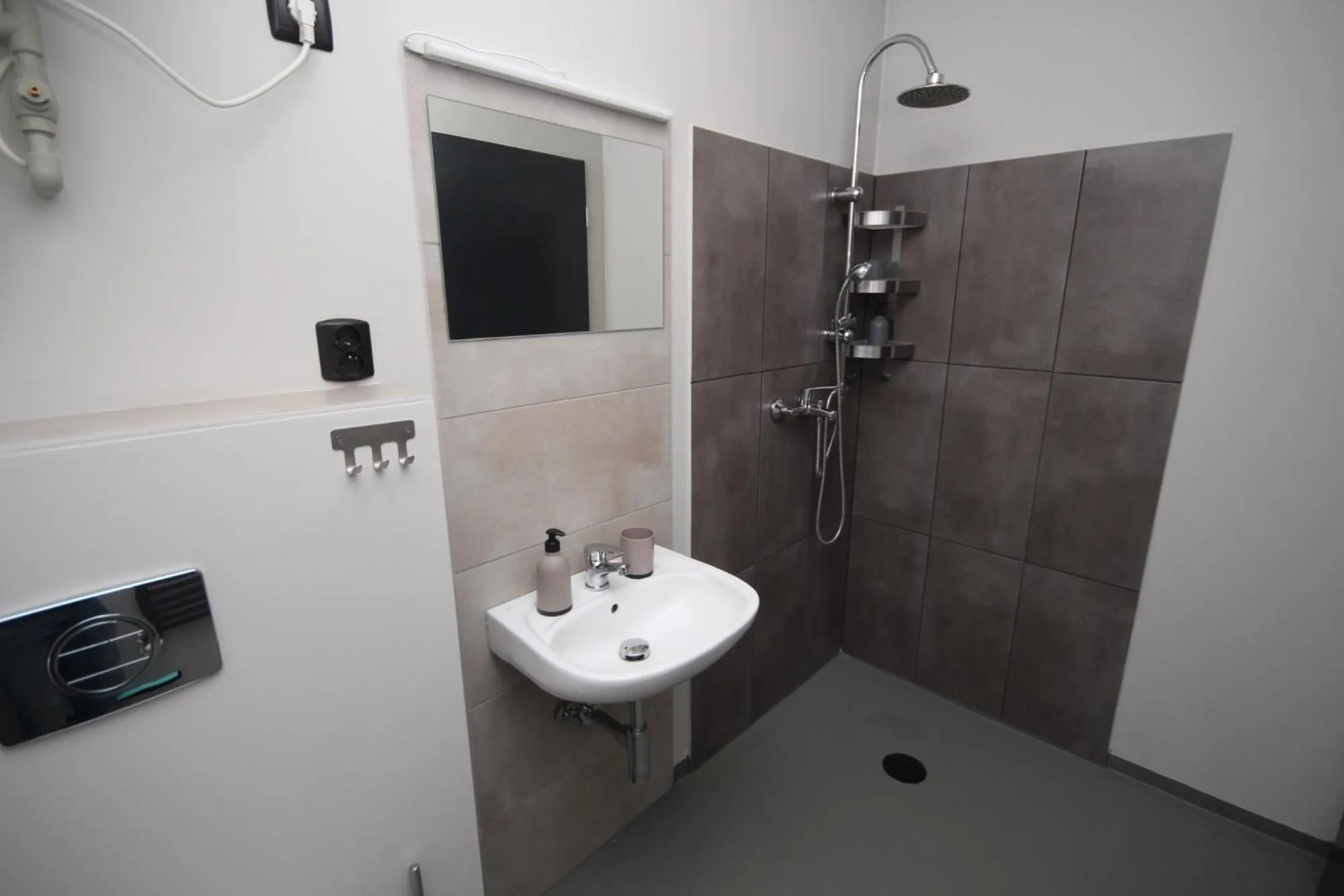 Bathroom in Flight Park Javorovy