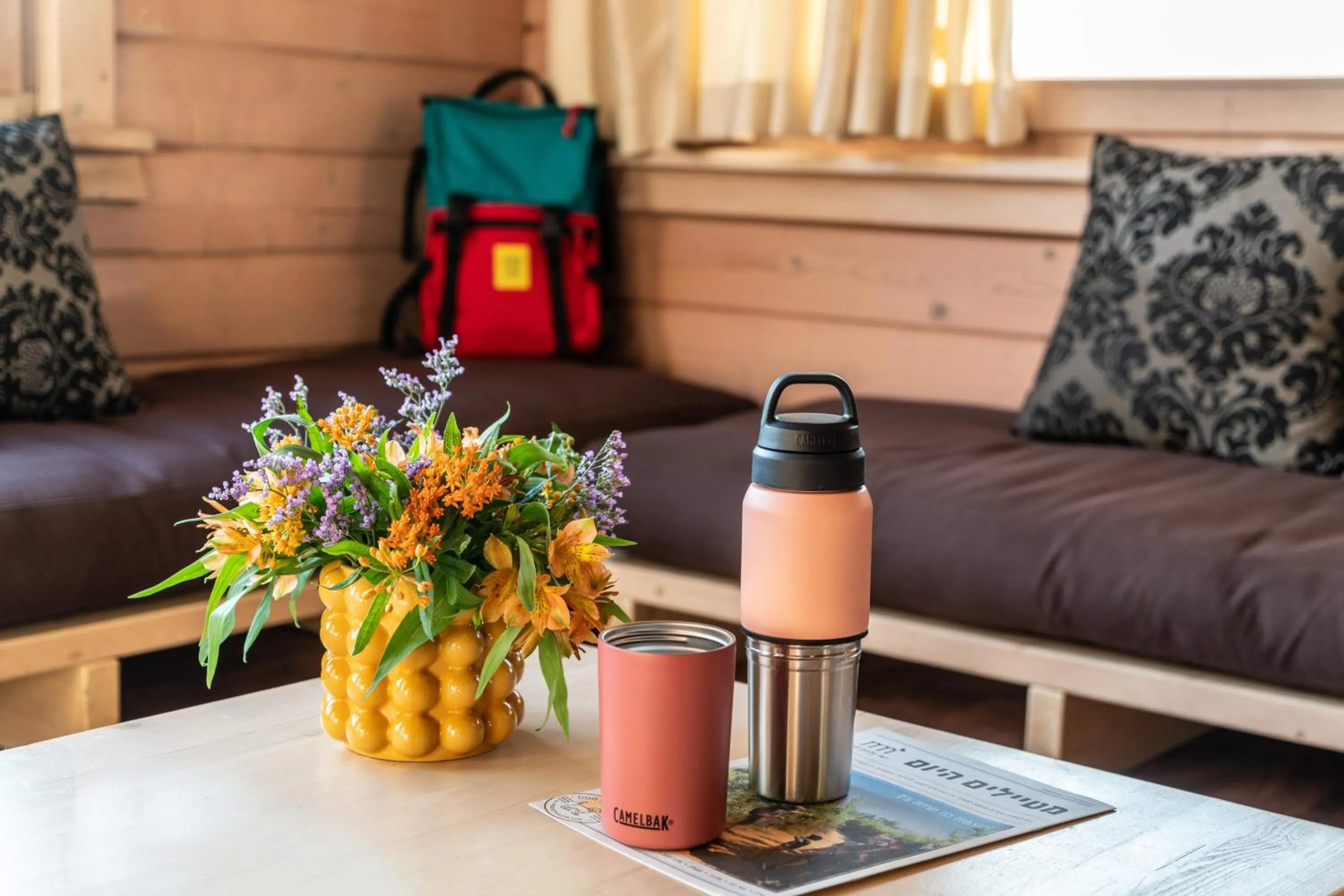 Seating area in The Village- Jordan Riverside Travel Hotel