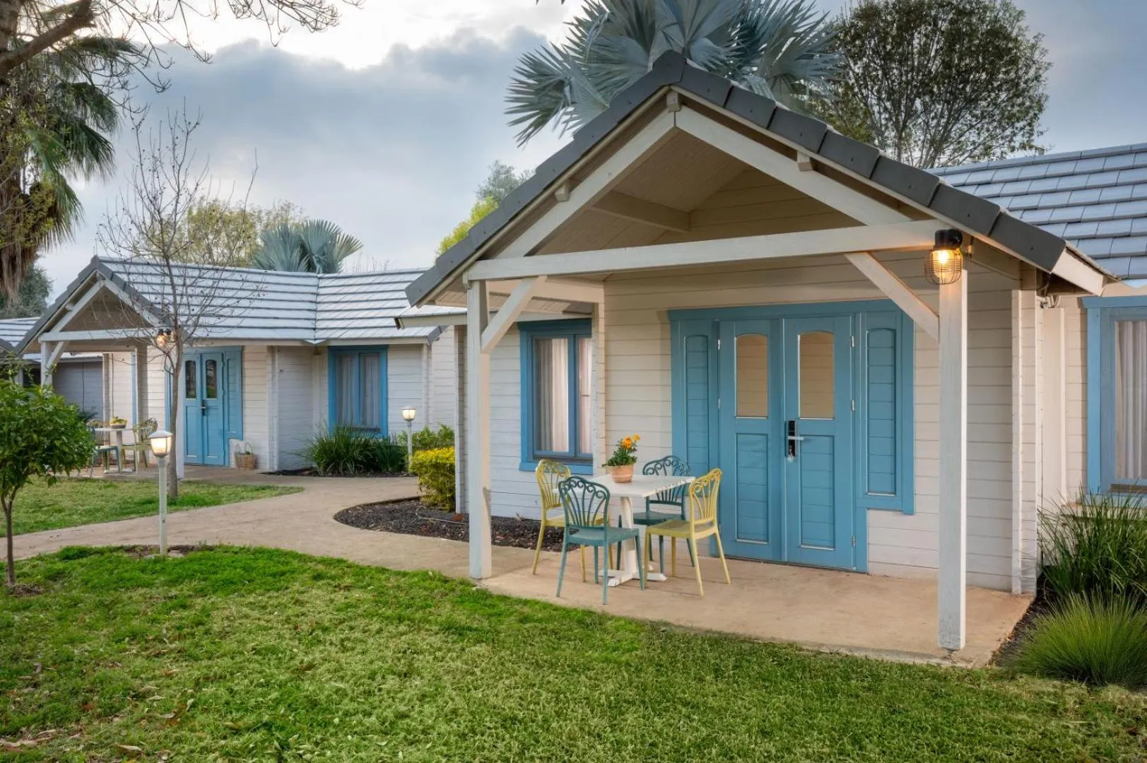 Property building in The Village- Jordan Riverside Travel Hotel