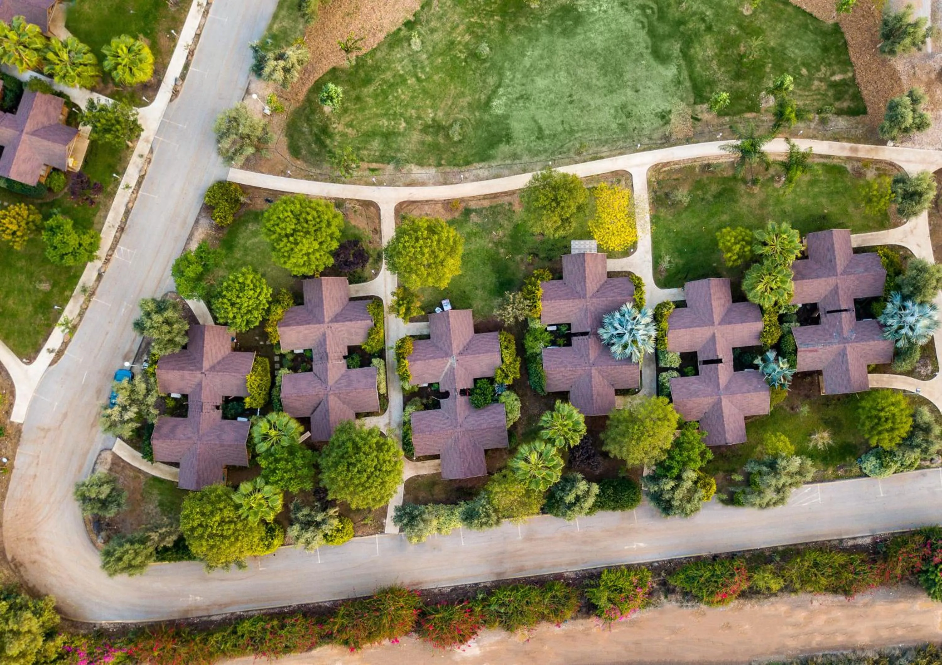 Bird's eye view in The Village- Jordan Riverside Travel Hotel