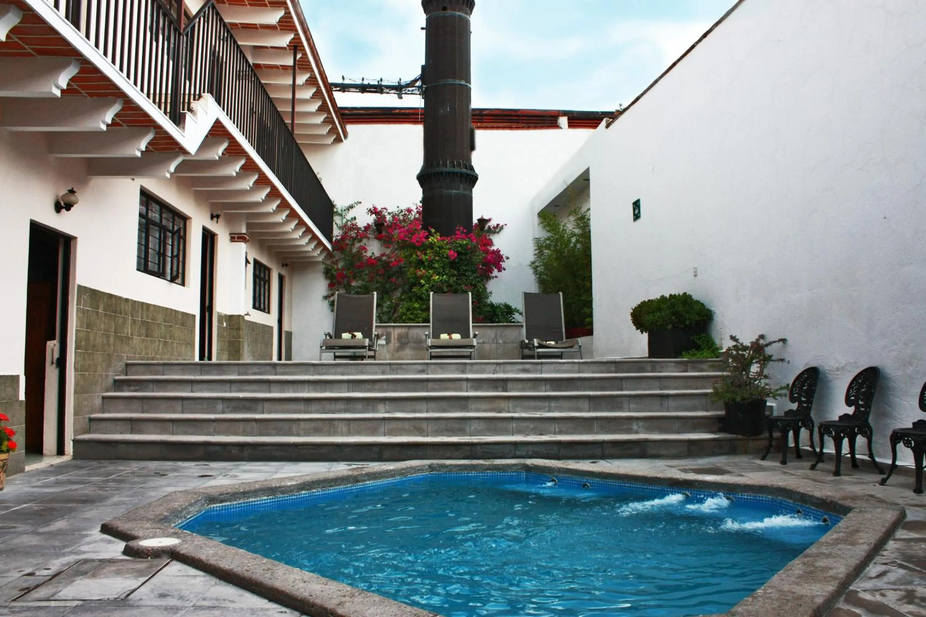 Hot Tub in Casa Blanca Tequisquiapan