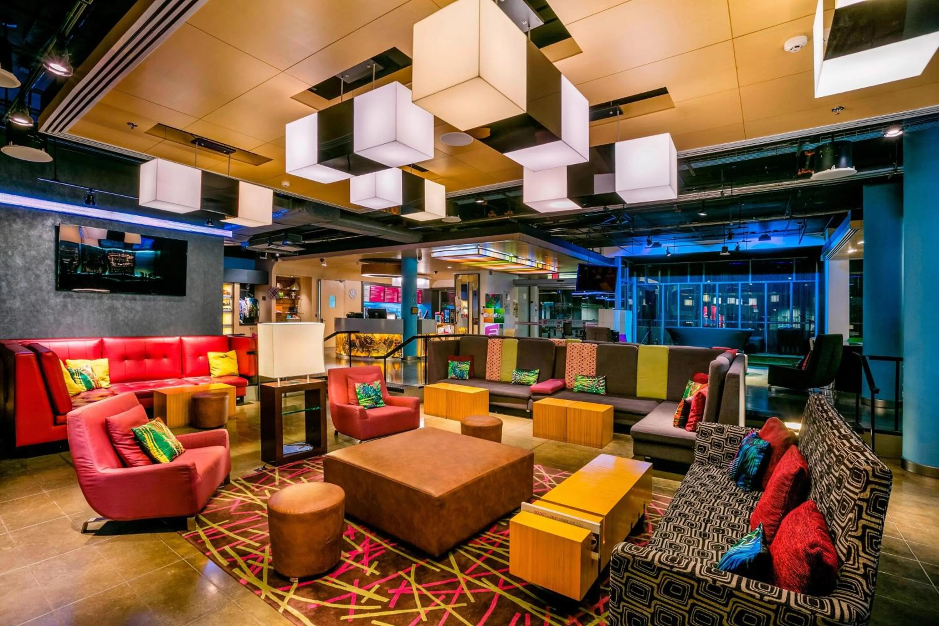 Living room in Aloft Bogotá Airport