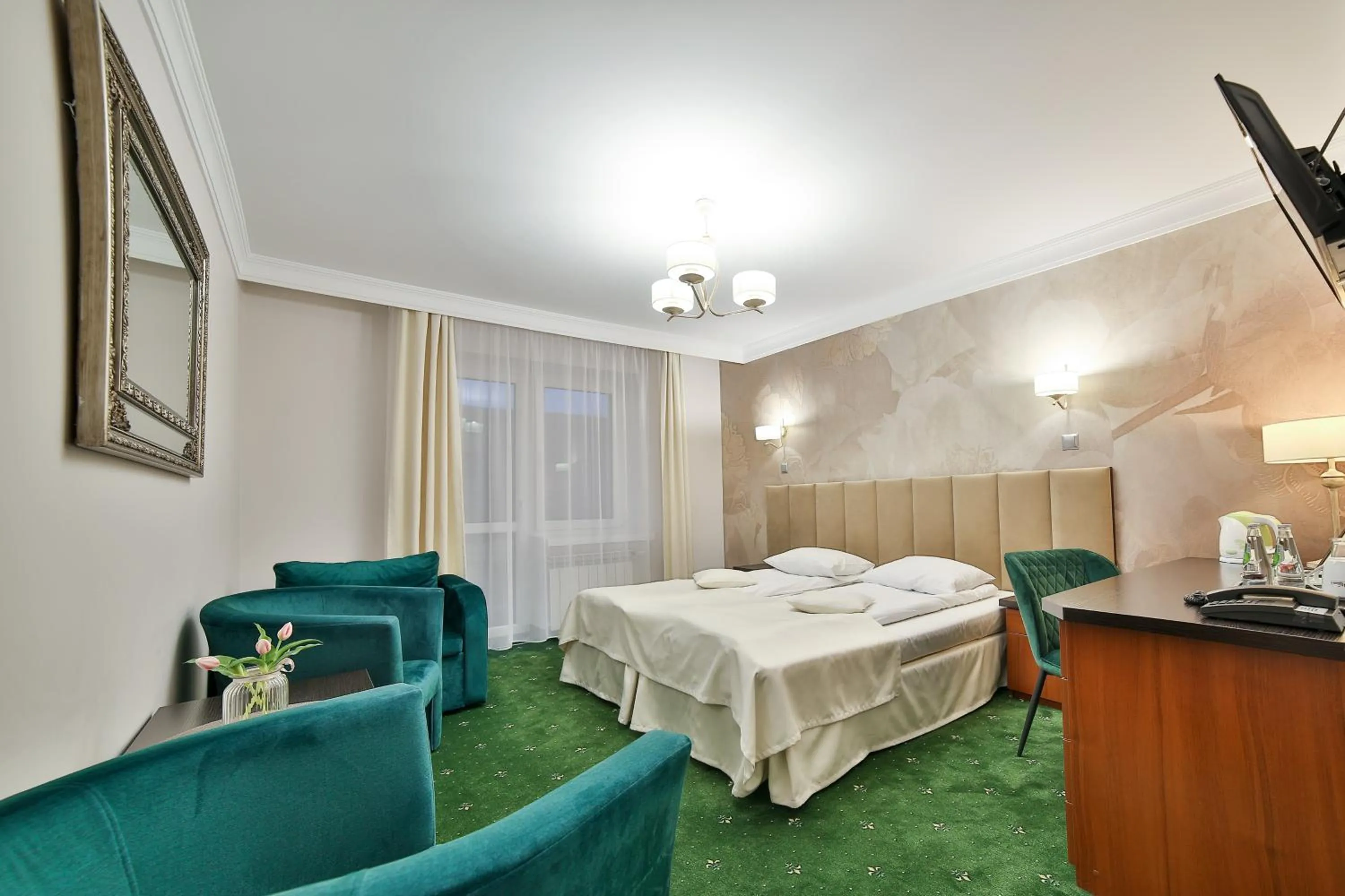 Bed in Hotel Wiosna
