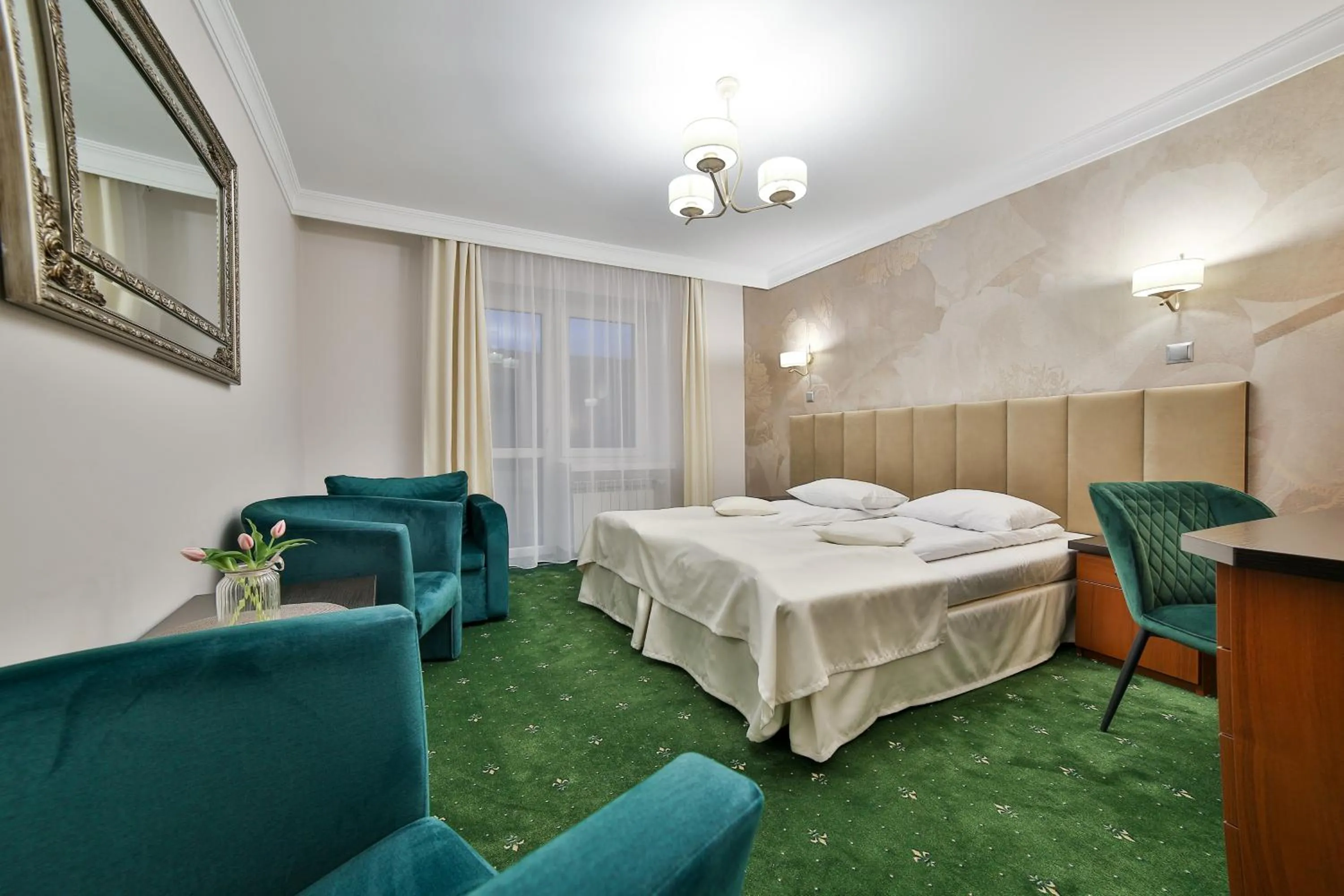 Bed in Hotel Wiosna