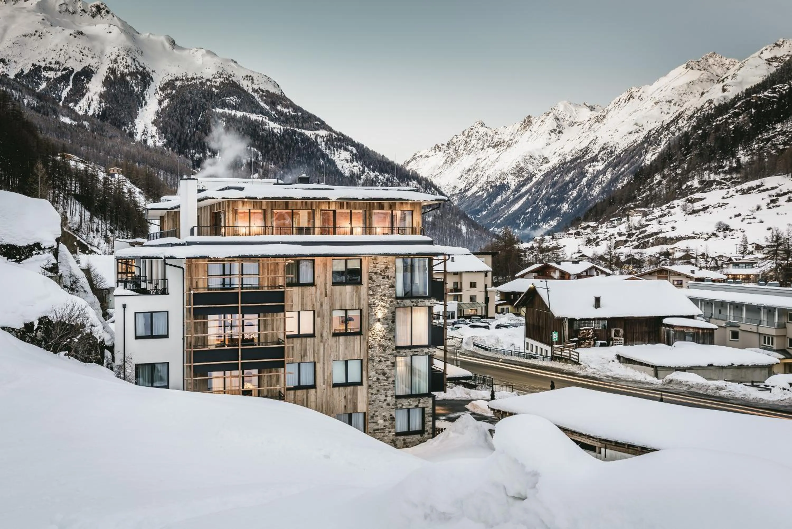 Mountain view in Valentin Design Apartments
