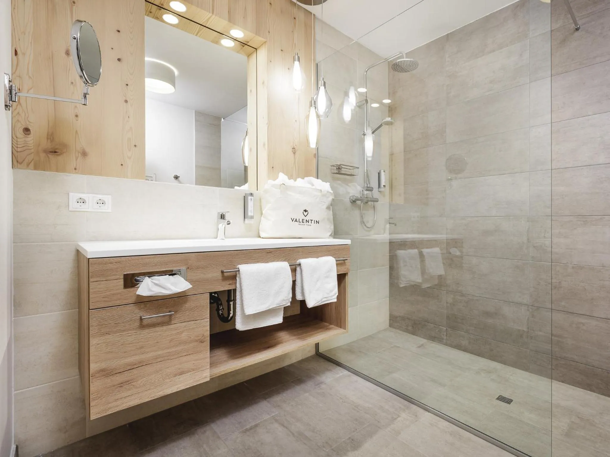 Shower in Valentin Design Apartments