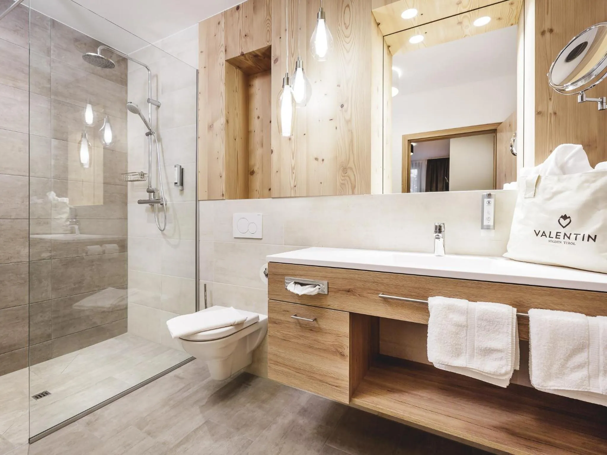 Shower in Valentin Design Apartments