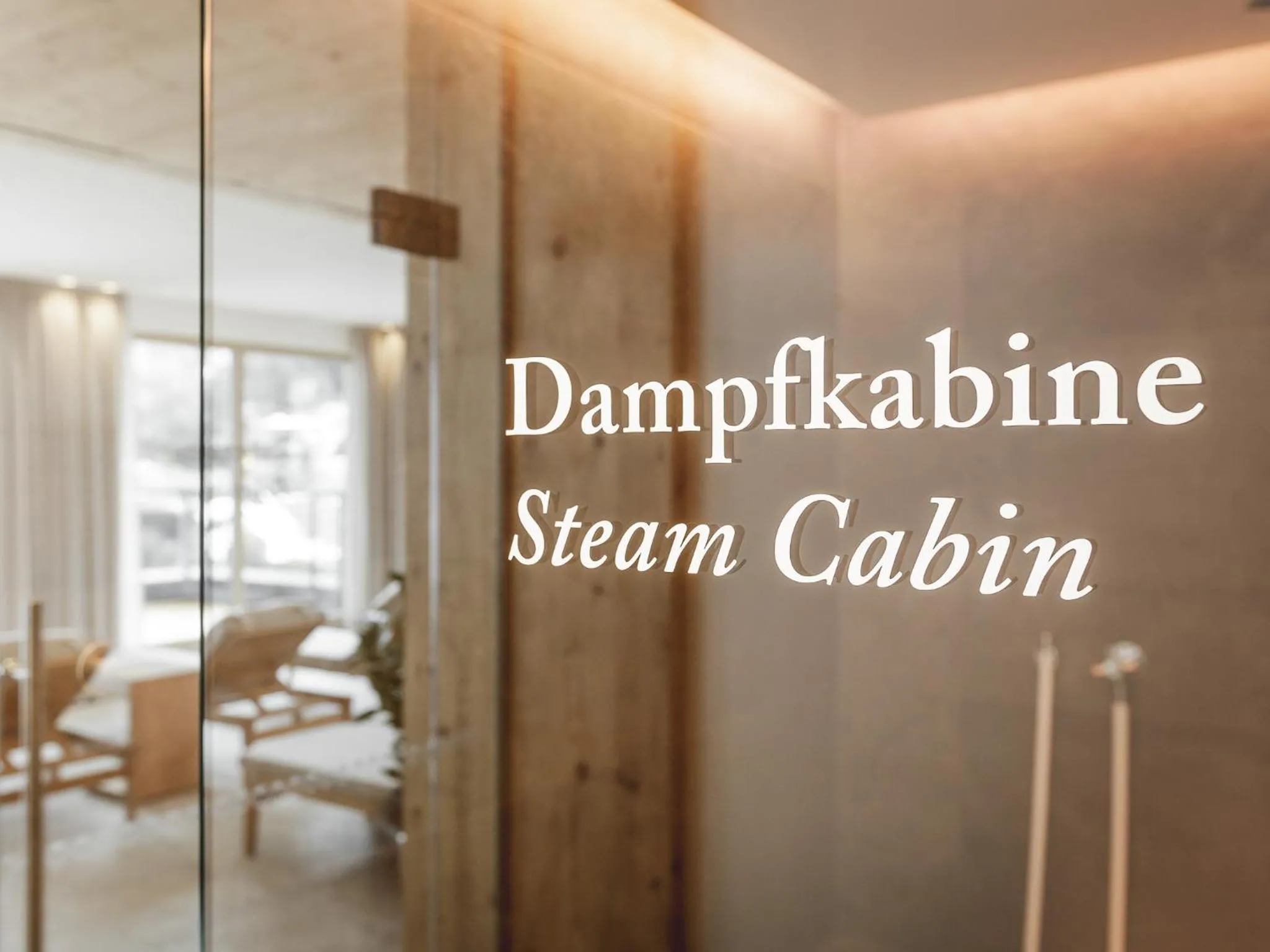 Steam room in Valentin Design Apartments