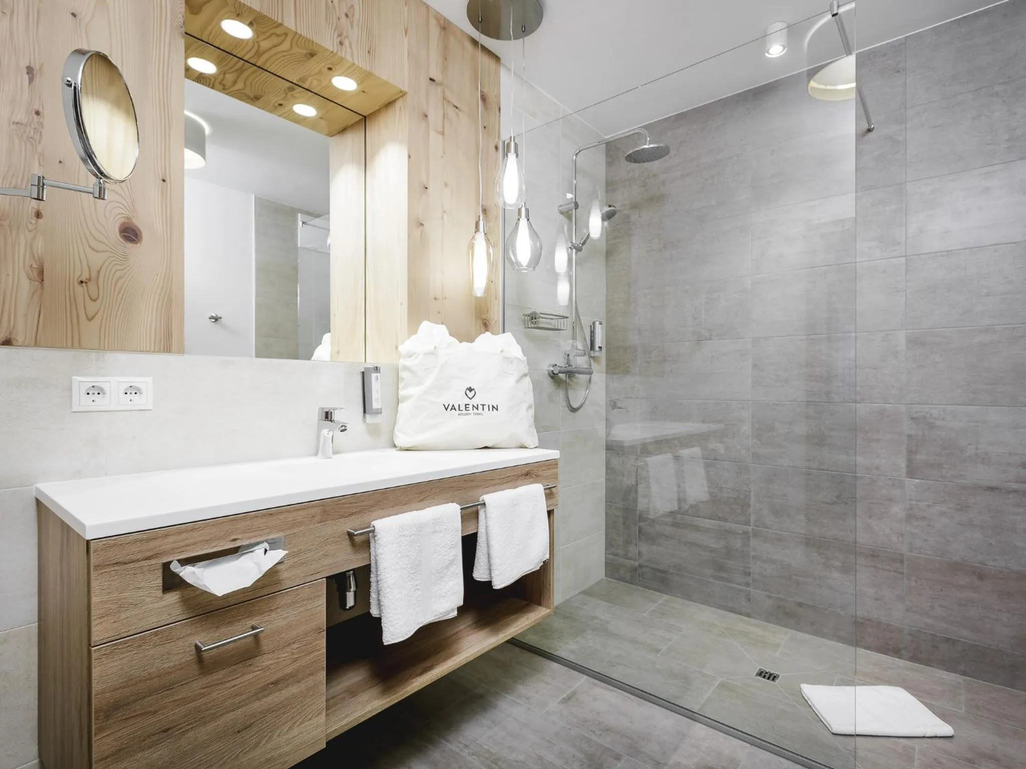 Shower in Valentin Design Apartments