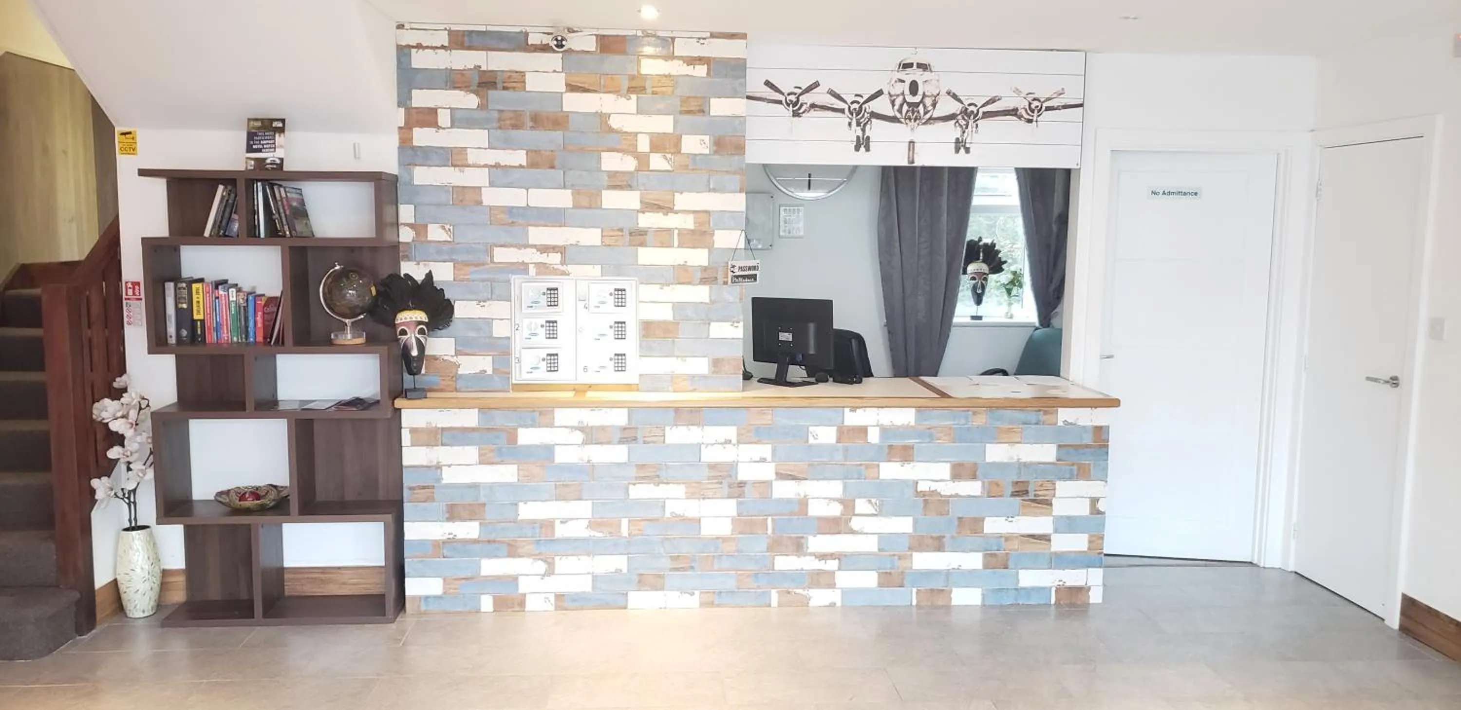 Lobby or reception in Stansted Airport Lodge