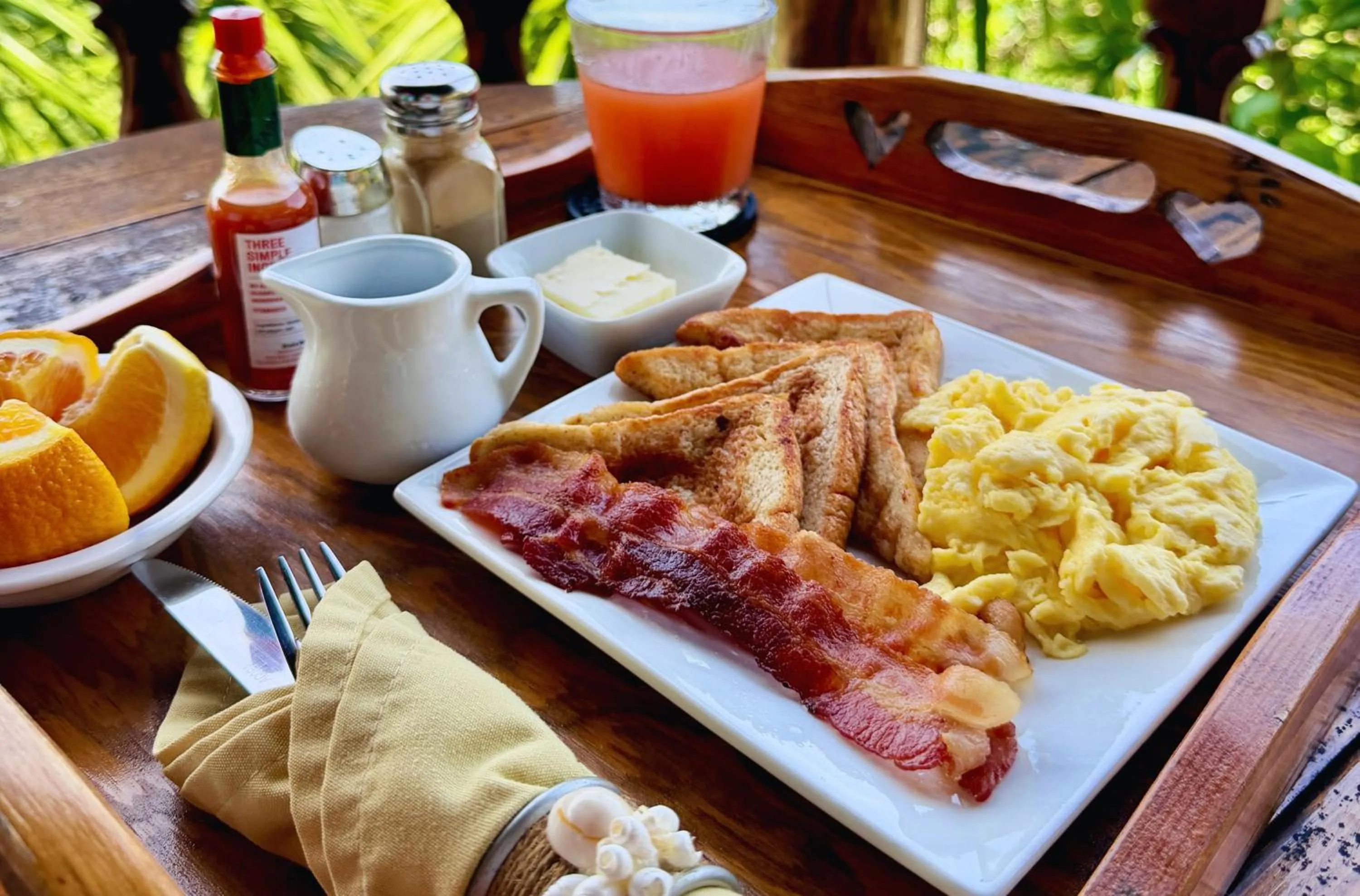 Breakfast in Palau Carolines Resort
