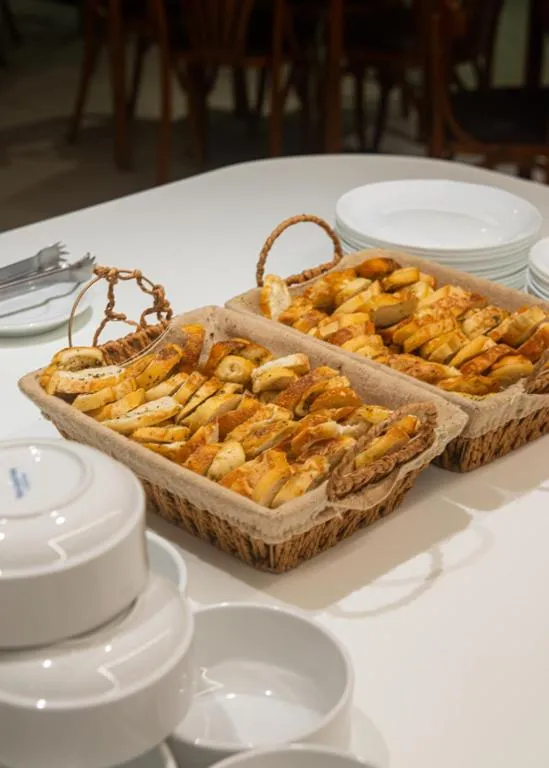 Continental breakfast in Malibu Plaza Hotel