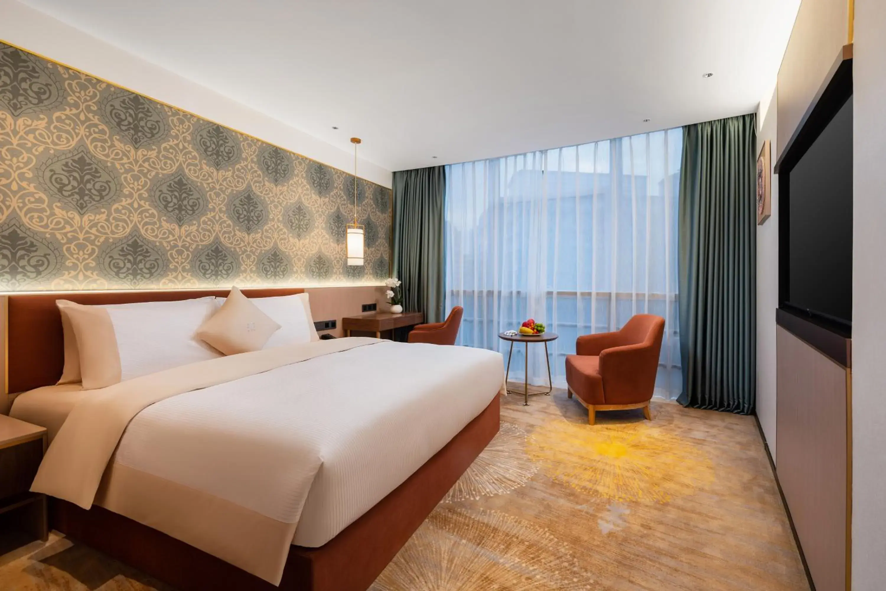 Premium King Room in Guangzhou Wogo Yuanbao Hotel-Zhujiang New Town Premium King Room in Guangzhou Wogo Yuanbao Hotel-Zhujiang New Town