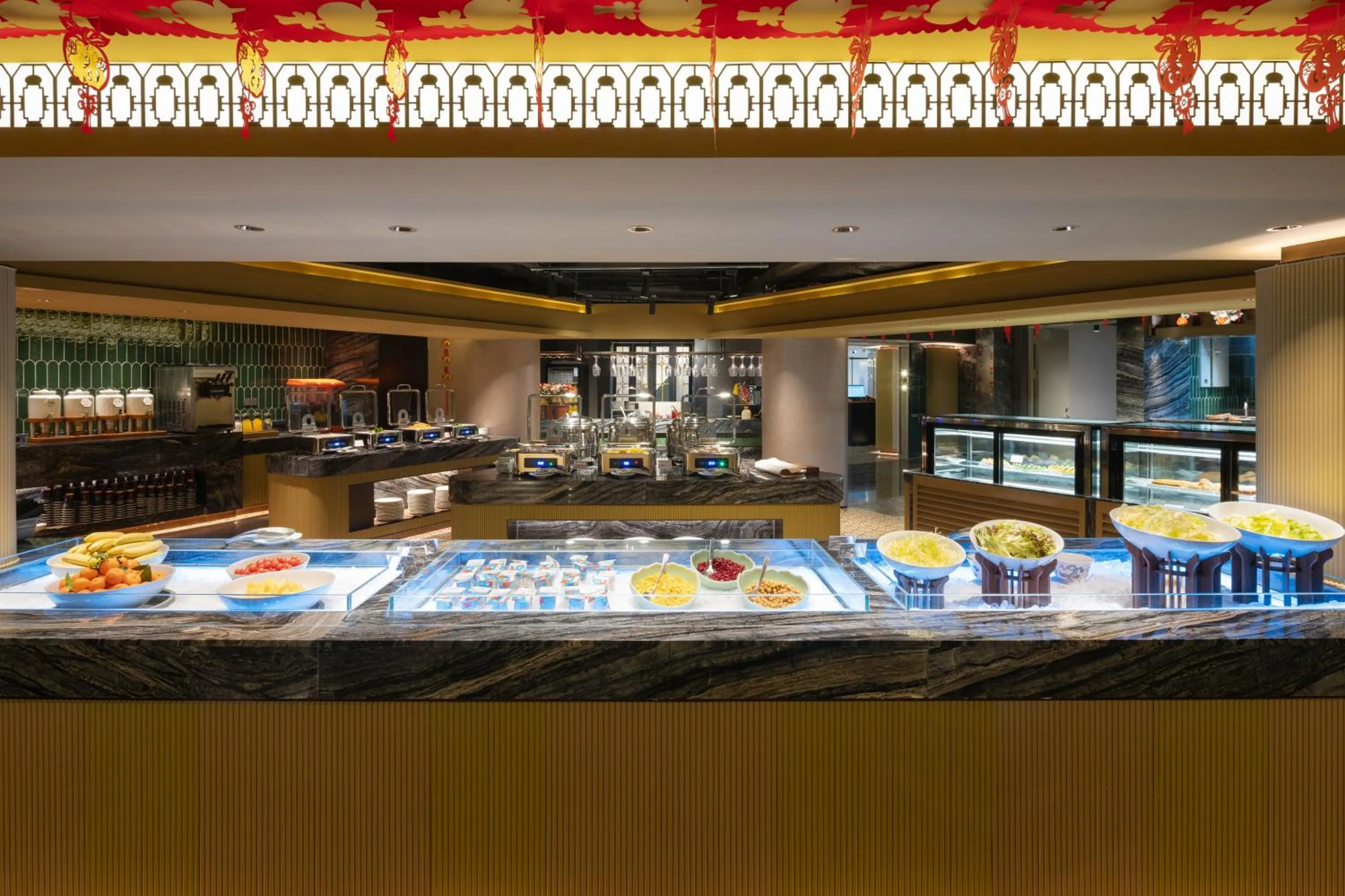 Buffet breakfast in Guangzhou Wogo Yuanbao Hotel-Zhujiang New Town