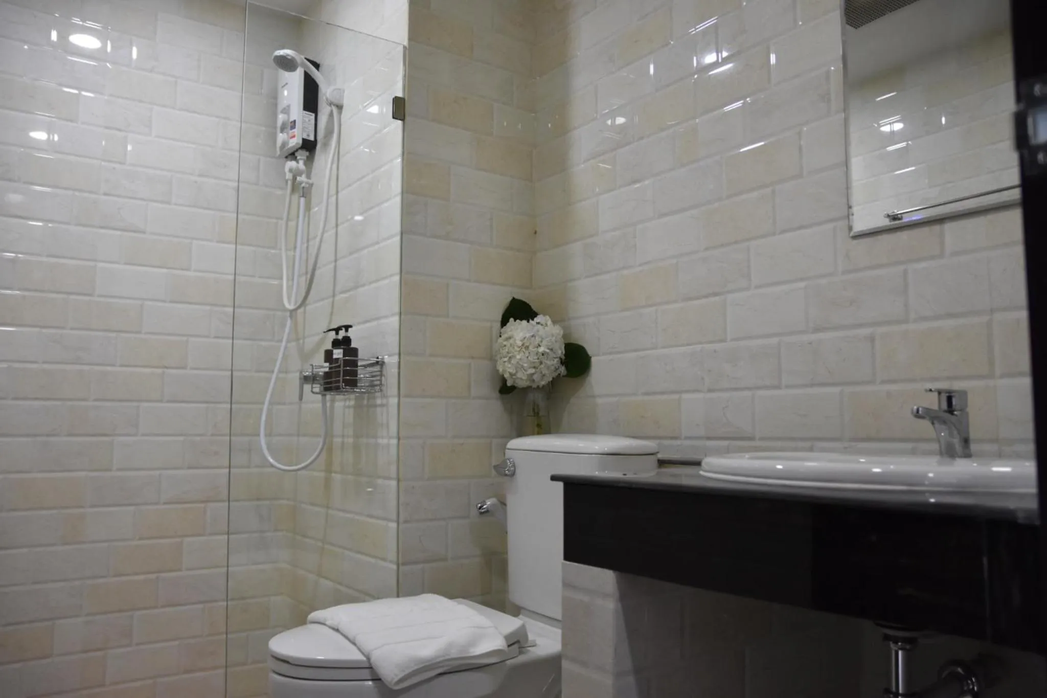 Shower in B and Y Residence
