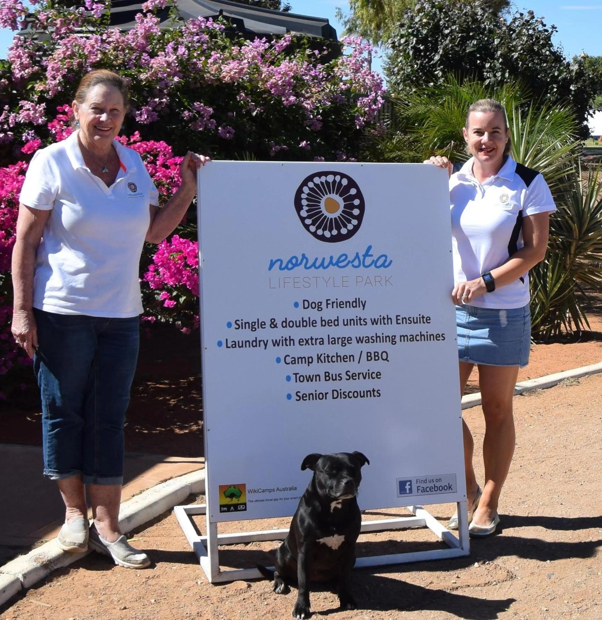Property logo or sign in Norwesta Lifestyle Park