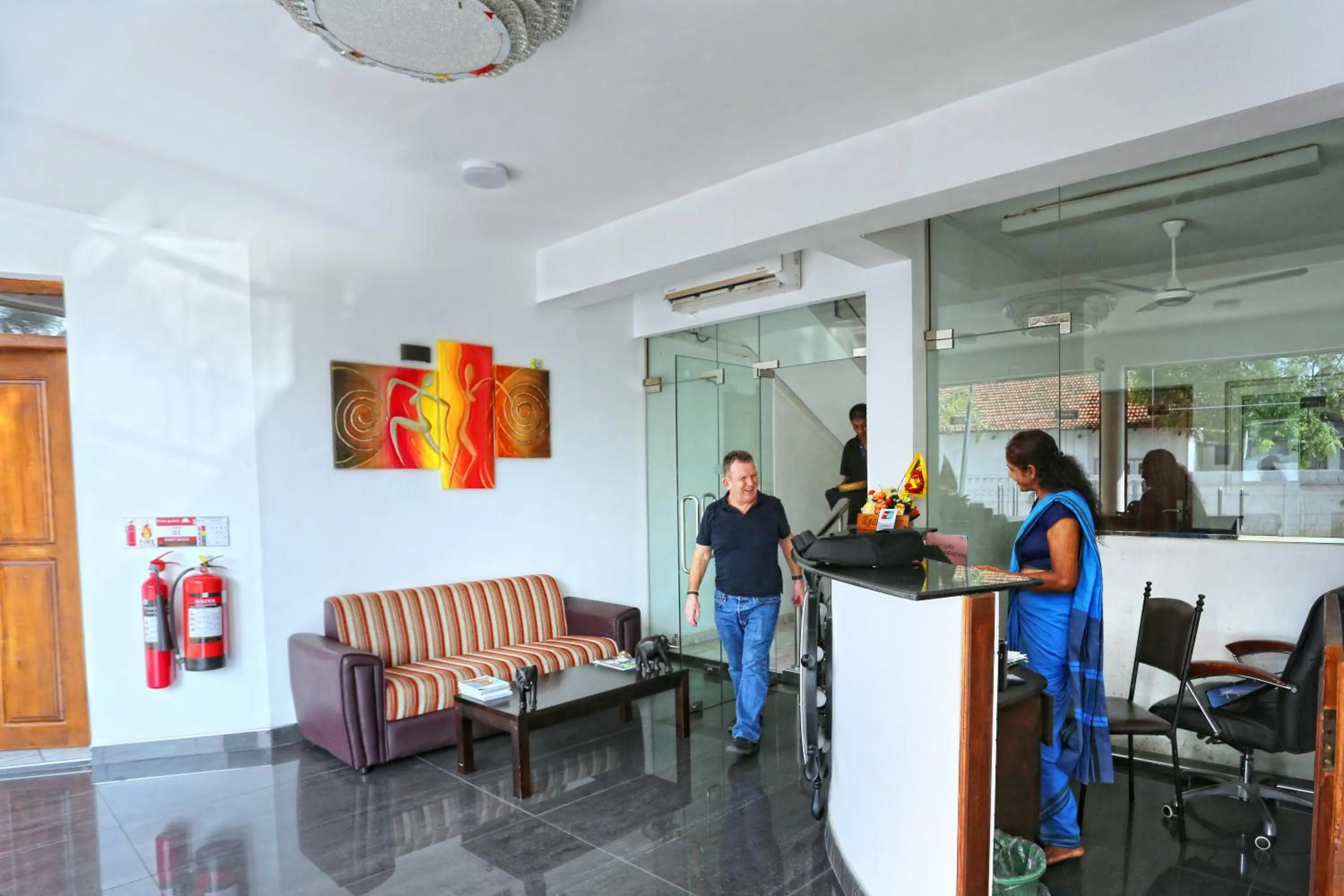 Lobby or reception in Asian Grand Hotel