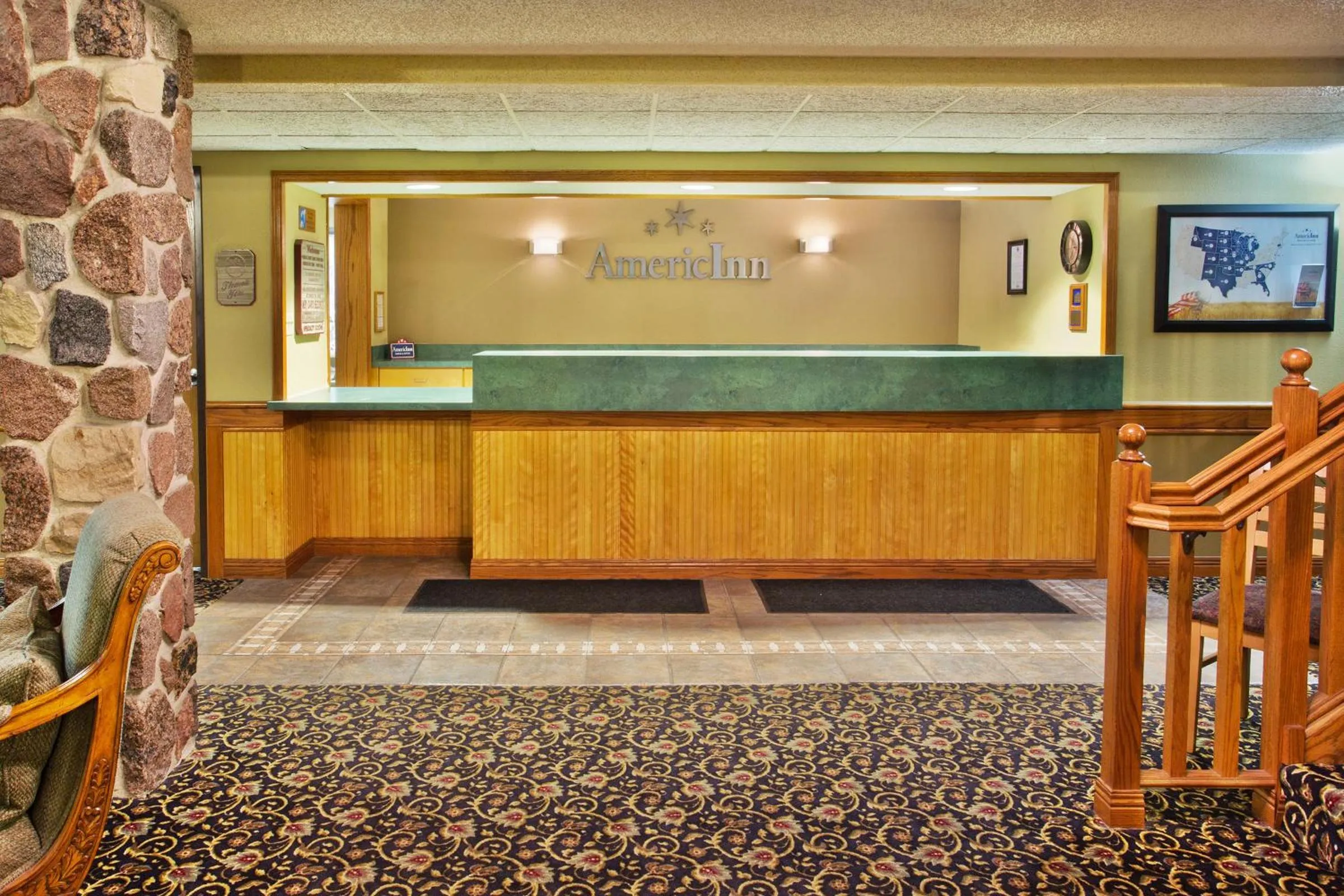 Facade/entrance in AmericInn by Wyndham Kearney