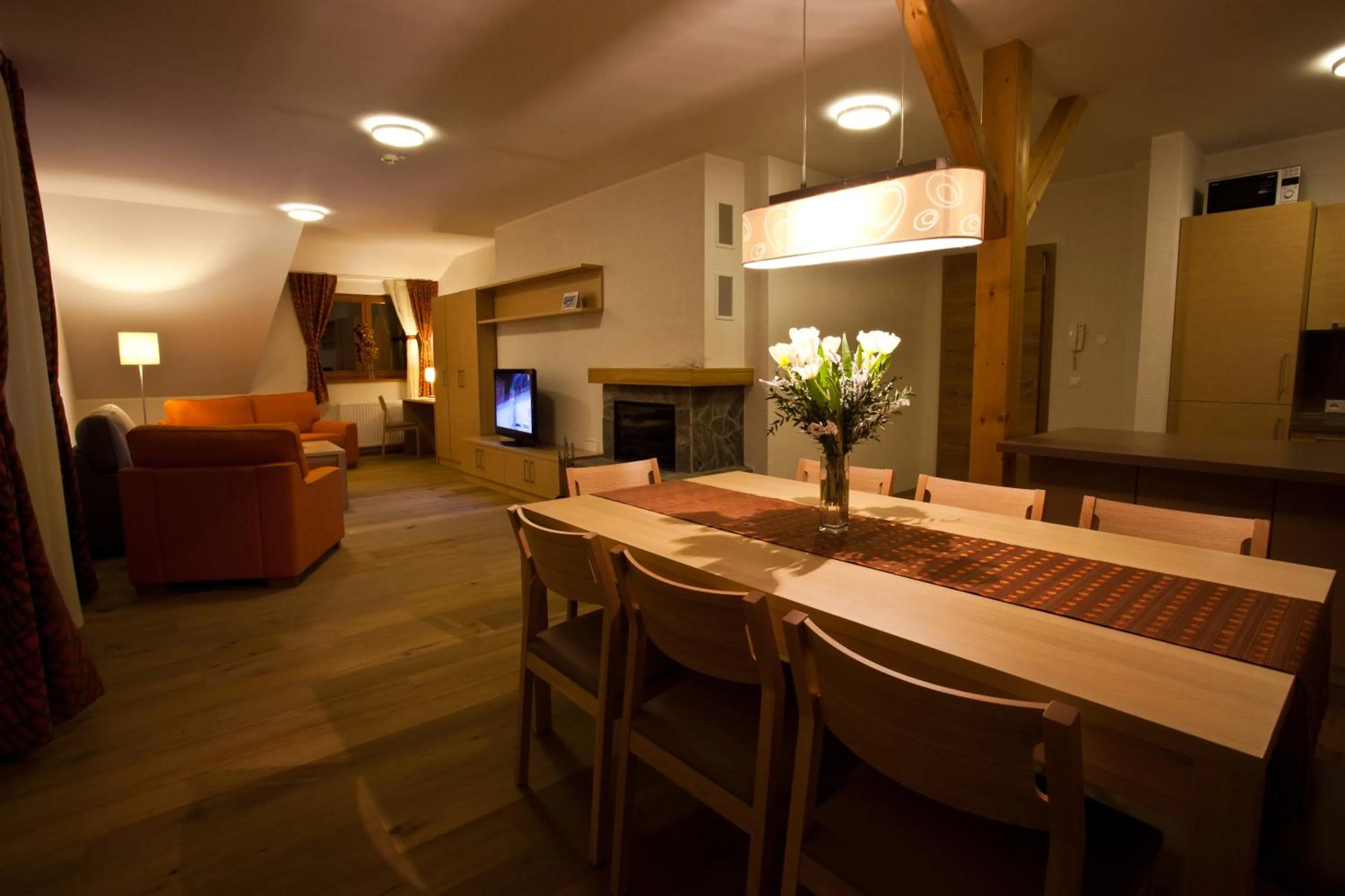 TV and multimedia in Lake Peak Apartments, Ribniško Pohorje