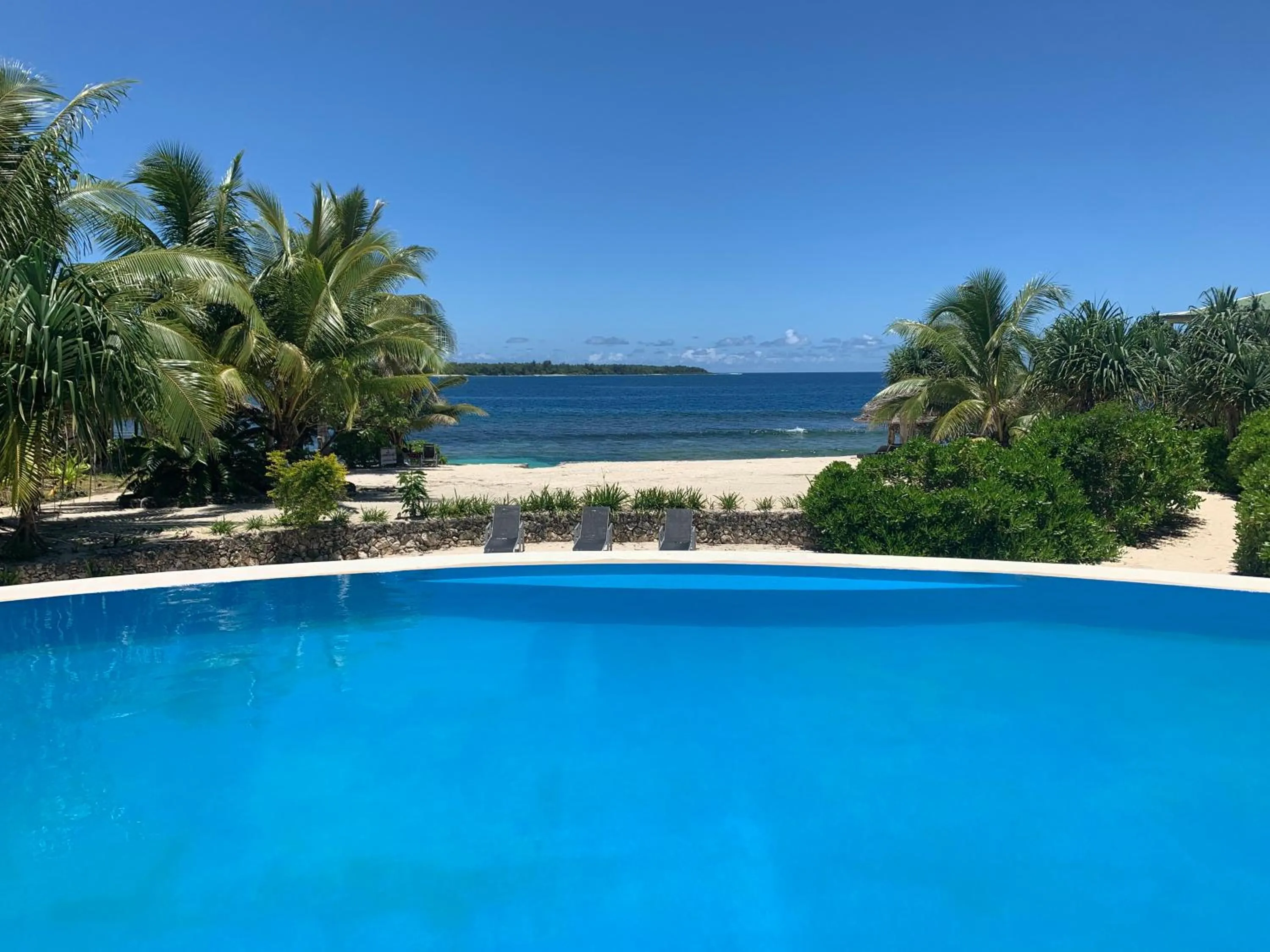 Pool view in Nasama Resort