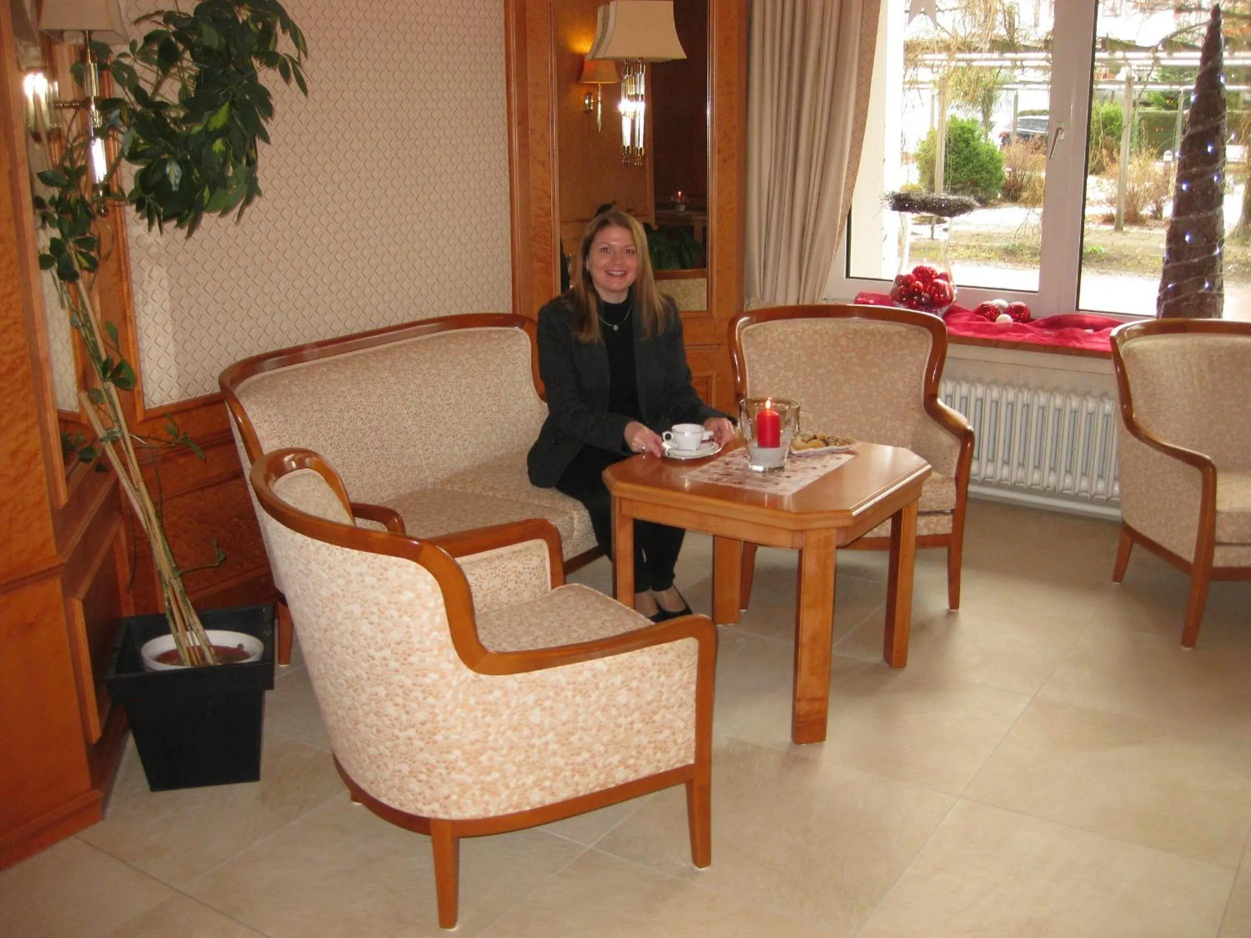 Seating area in Kurhotel Roswitha