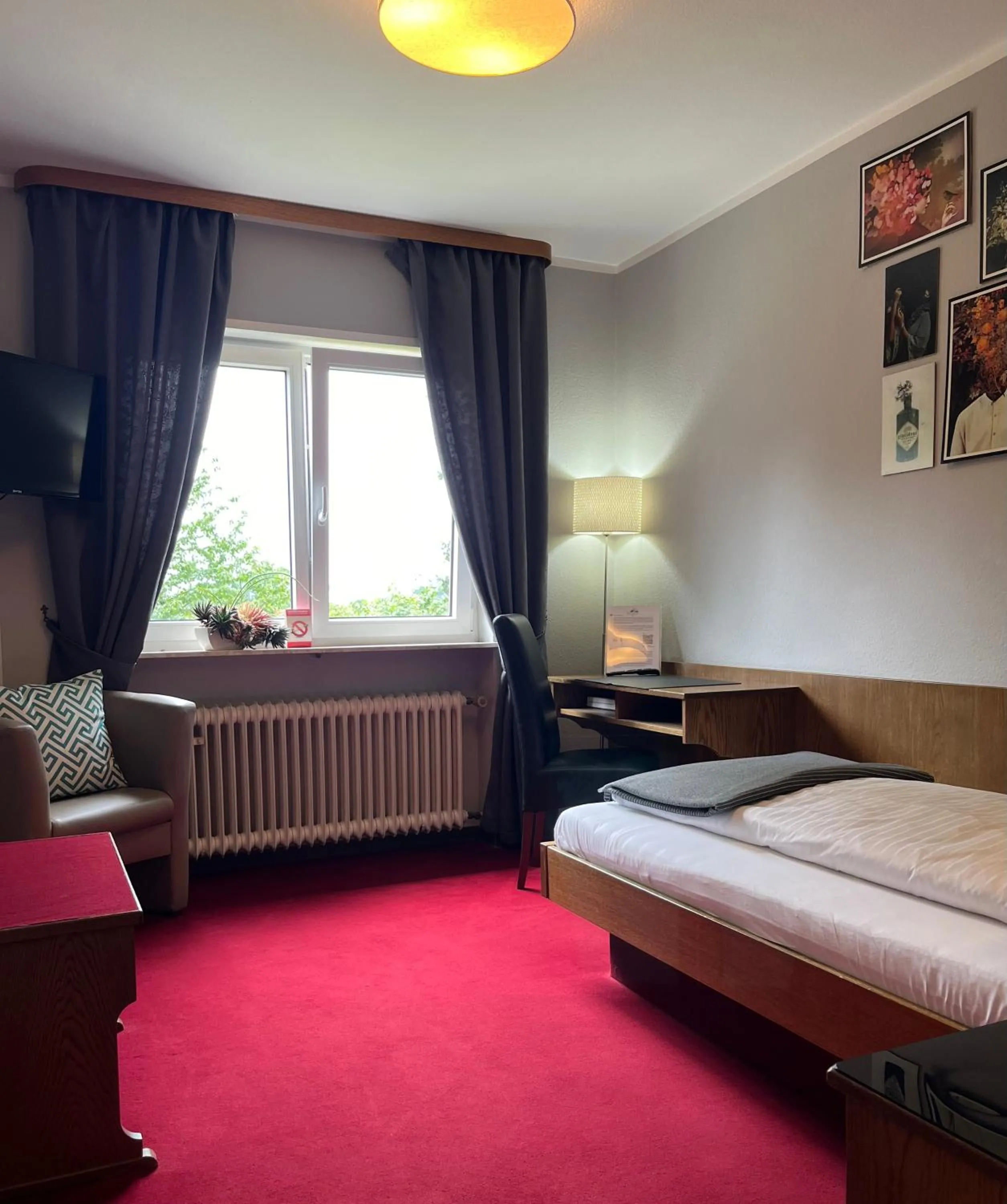 Bed in Hotel-Restaurant Berghof