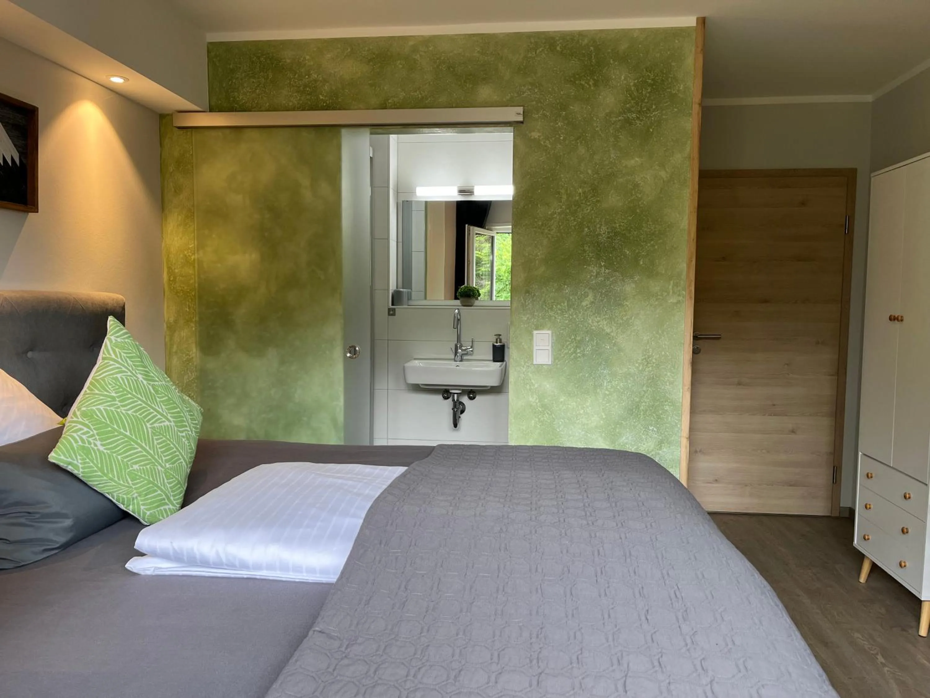 Bed in Hotel-Restaurant Berghof