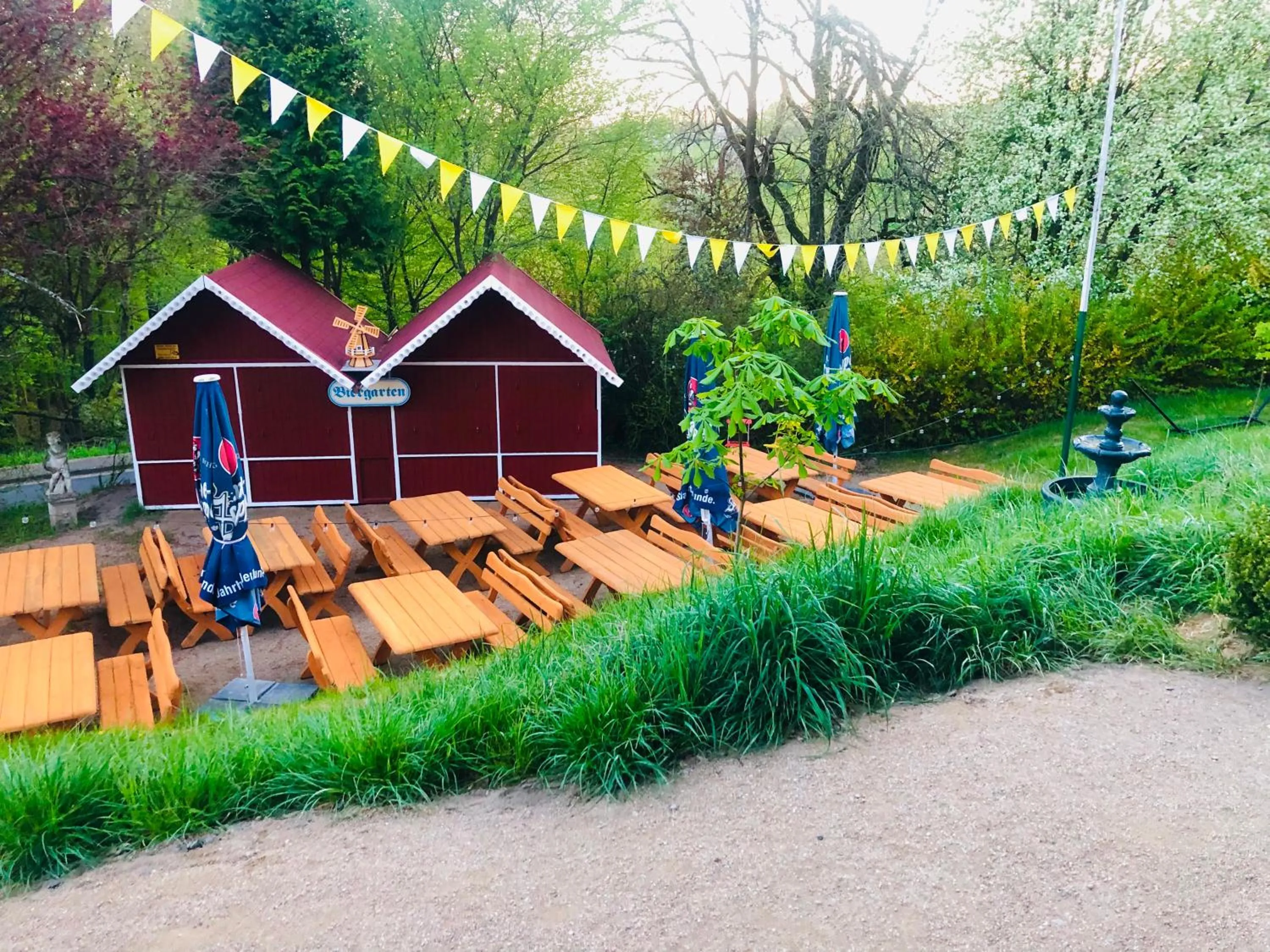 Garden view in Hotel-Restaurant Berghof