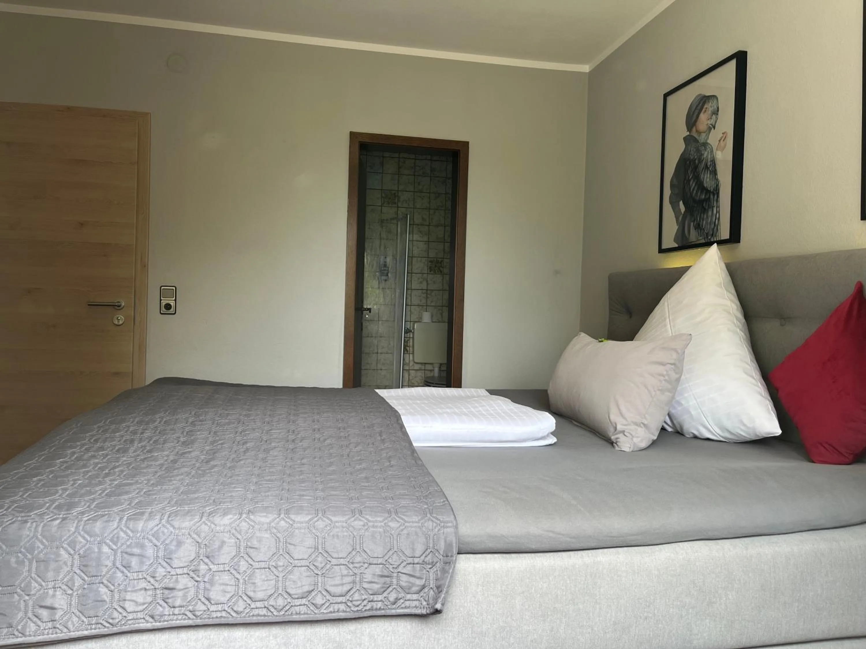 Bed in Hotel-Restaurant Berghof