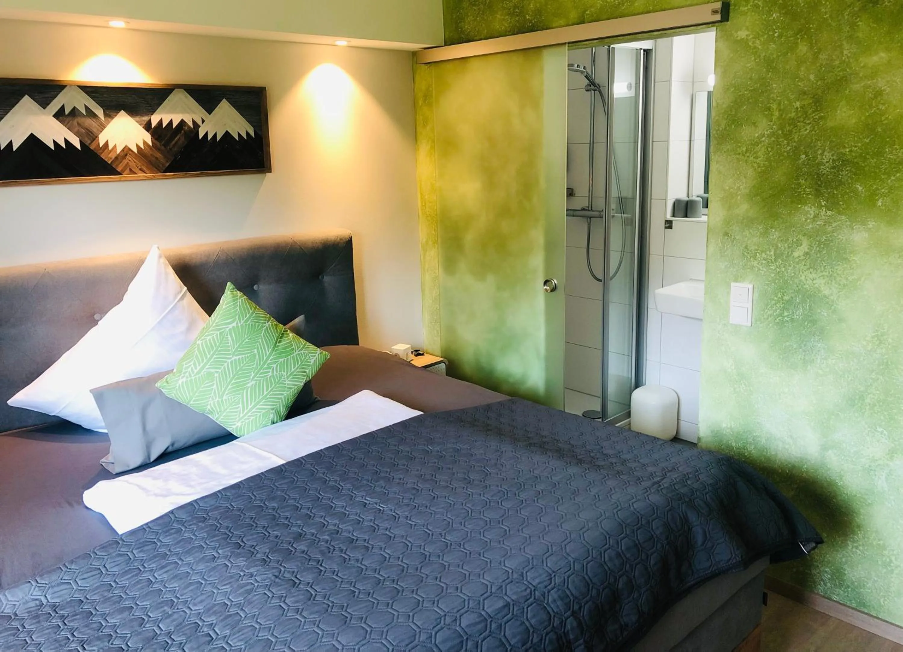 Bed in Hotel-Restaurant Berghof