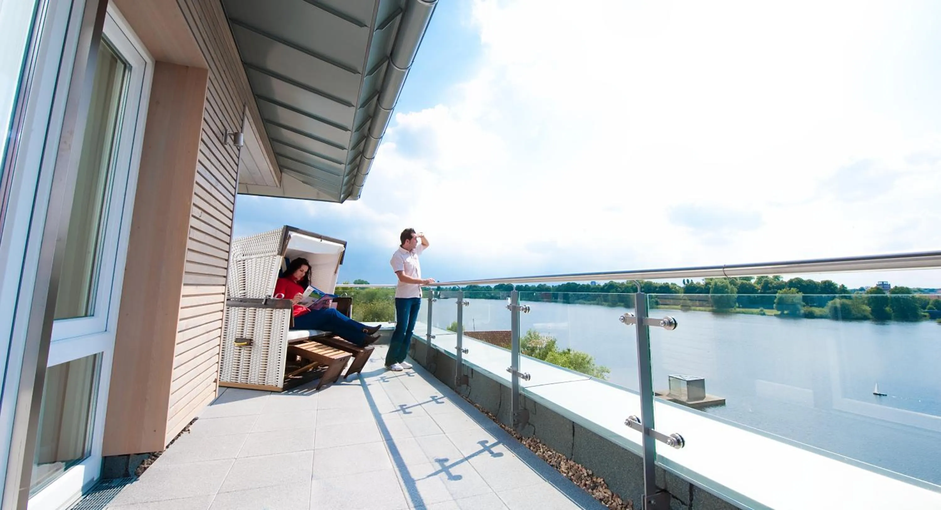 Balcony/Terrace in Riverside Hotel