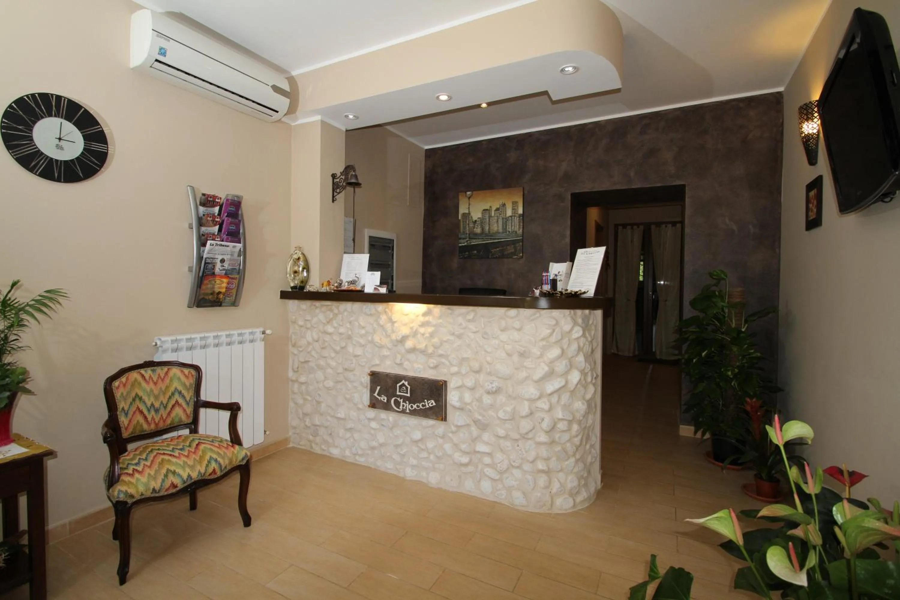 Lobby or reception in La Chioccia