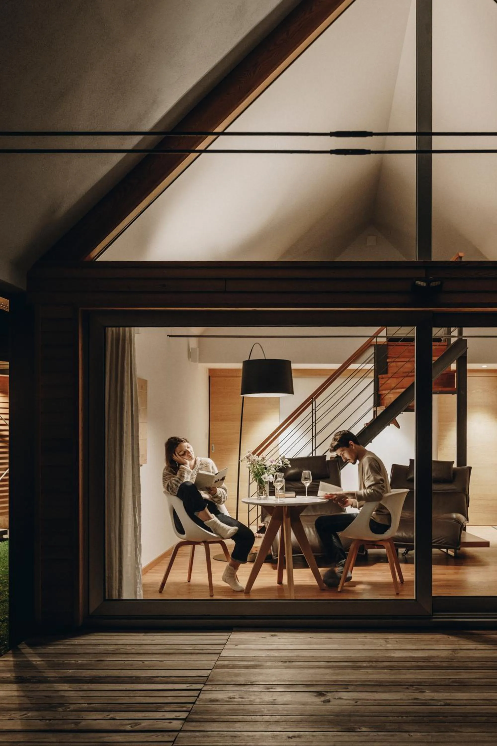 Living room in Nebesa Chalets