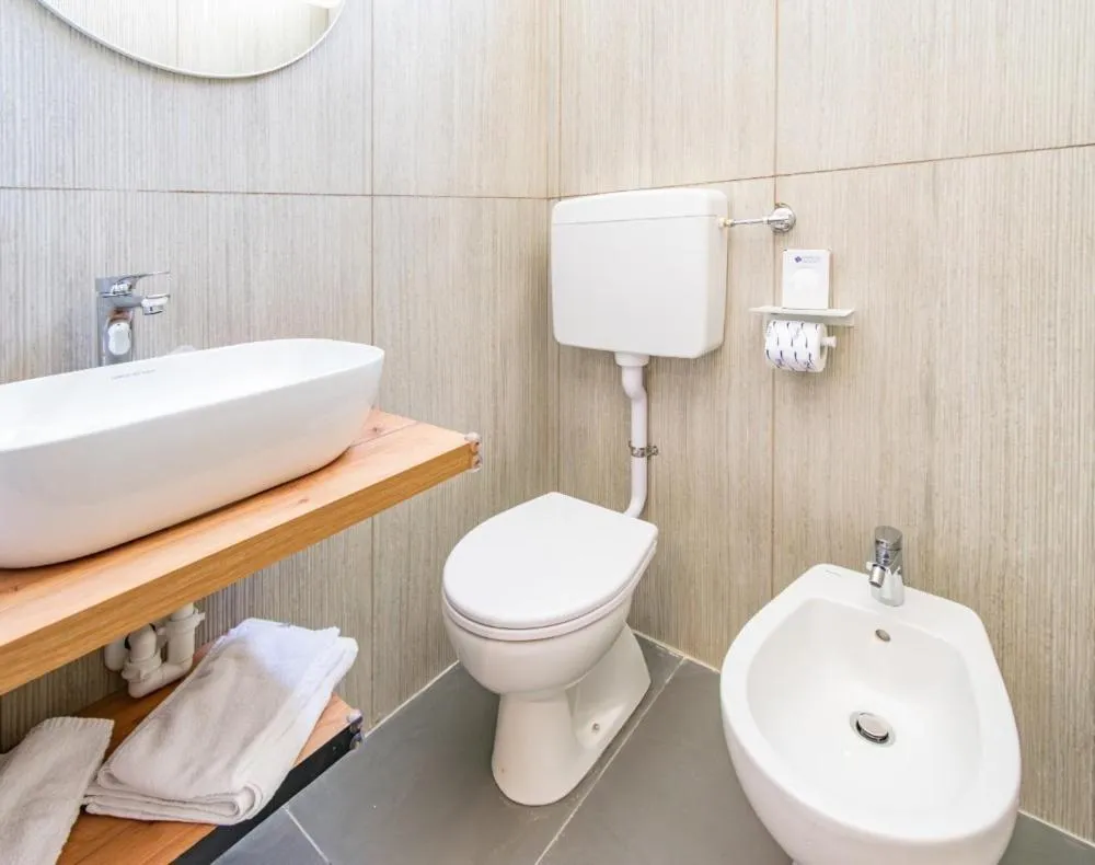 Toilet in Hotel Cavalluccio Marino