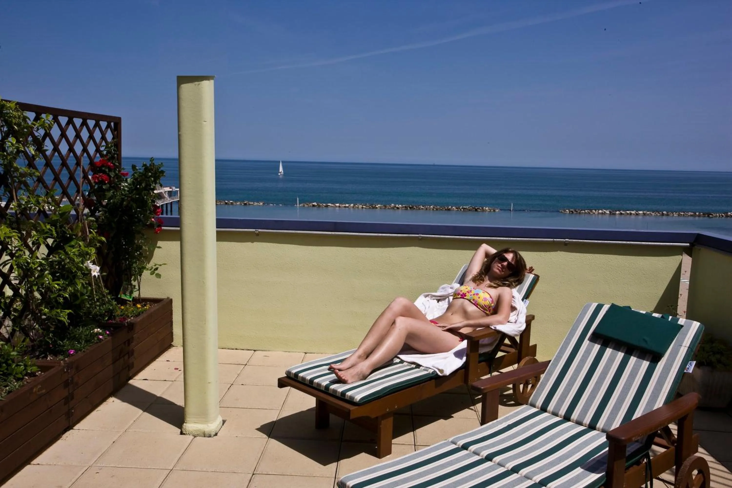 Balcony/Terrace in Hotel Cavalluccio Marino