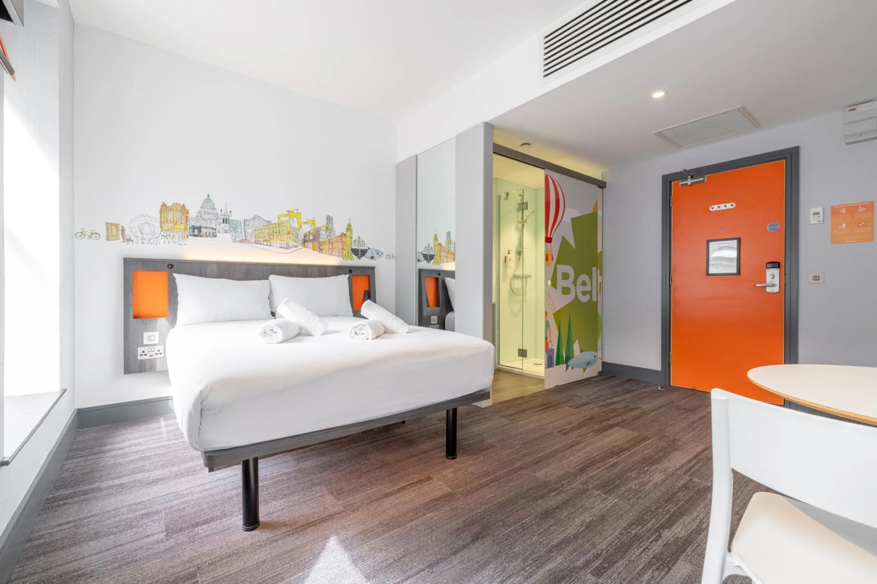 Photo of the whole room, Bed in easyHotel Belfast