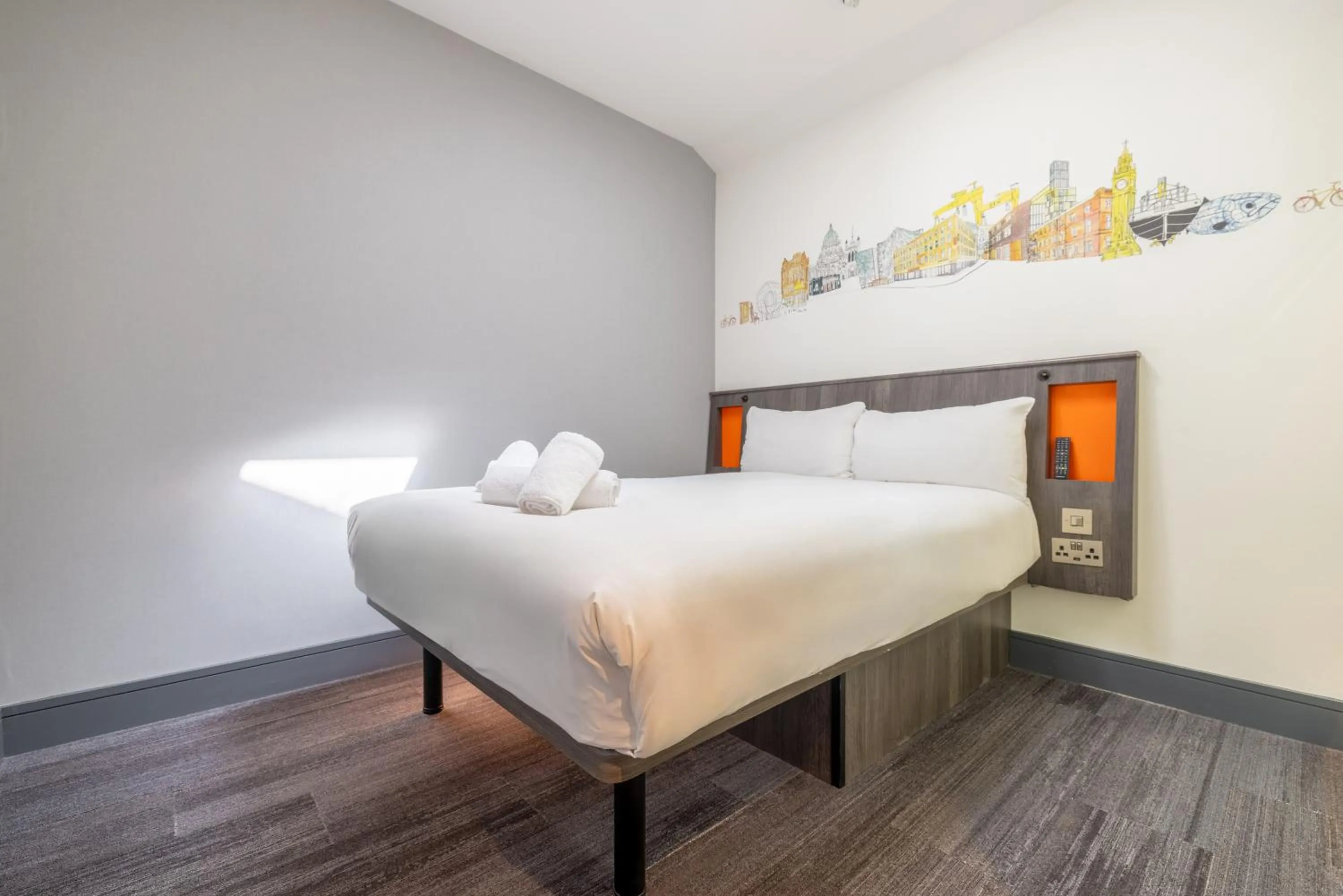 Bed in easyHotel Belfast