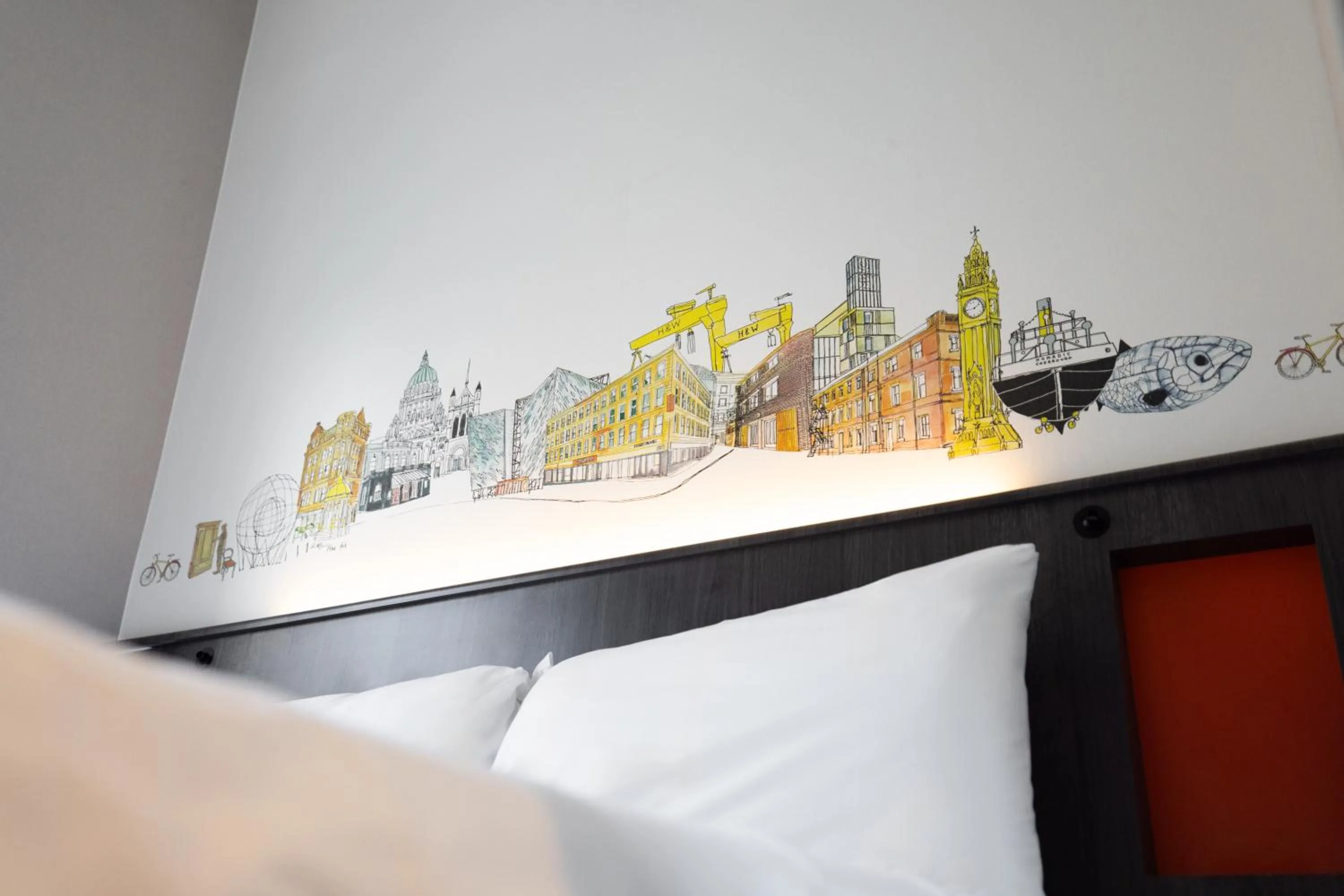 Bed in easyHotel Belfast