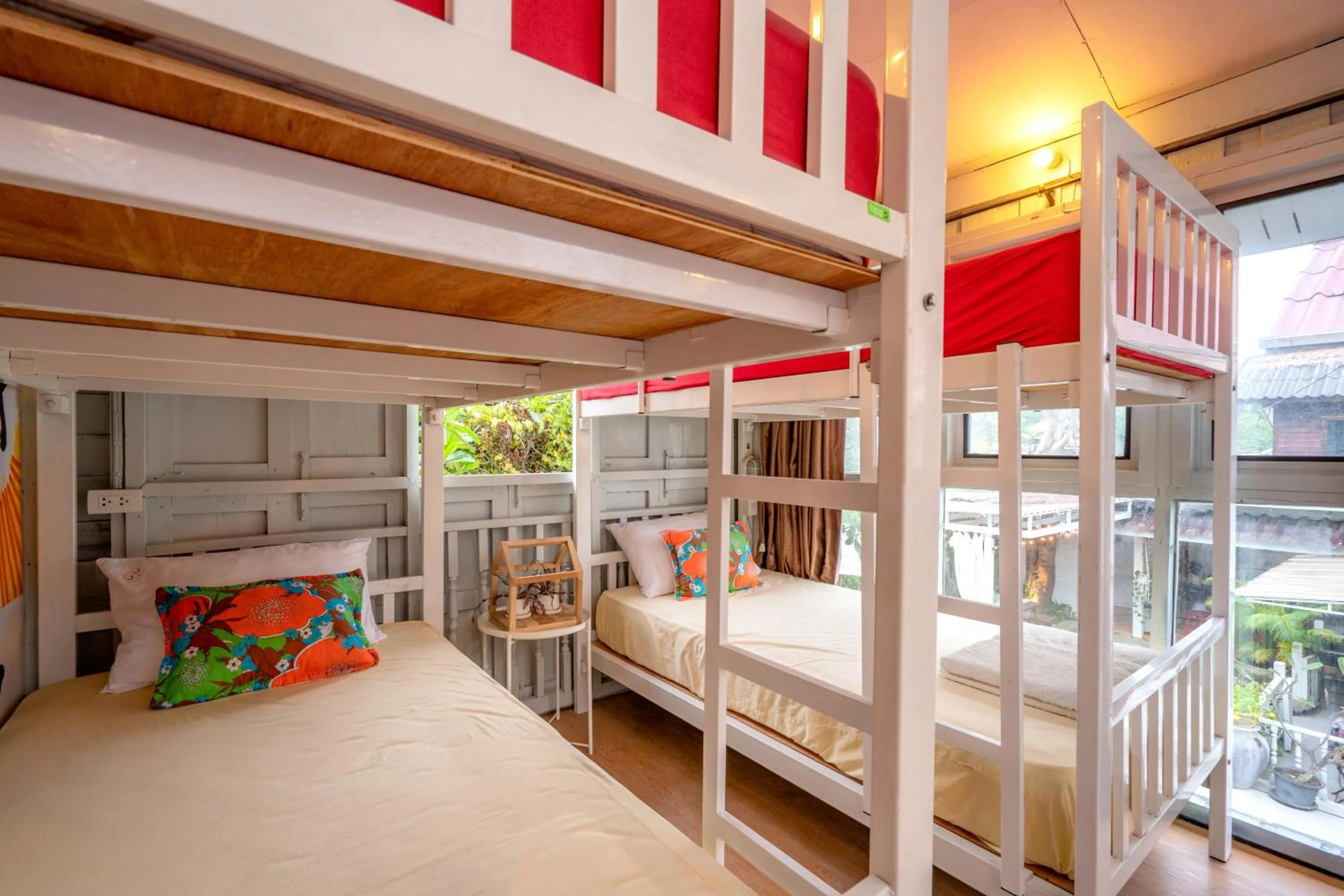 Bed in Secret garden pool villa