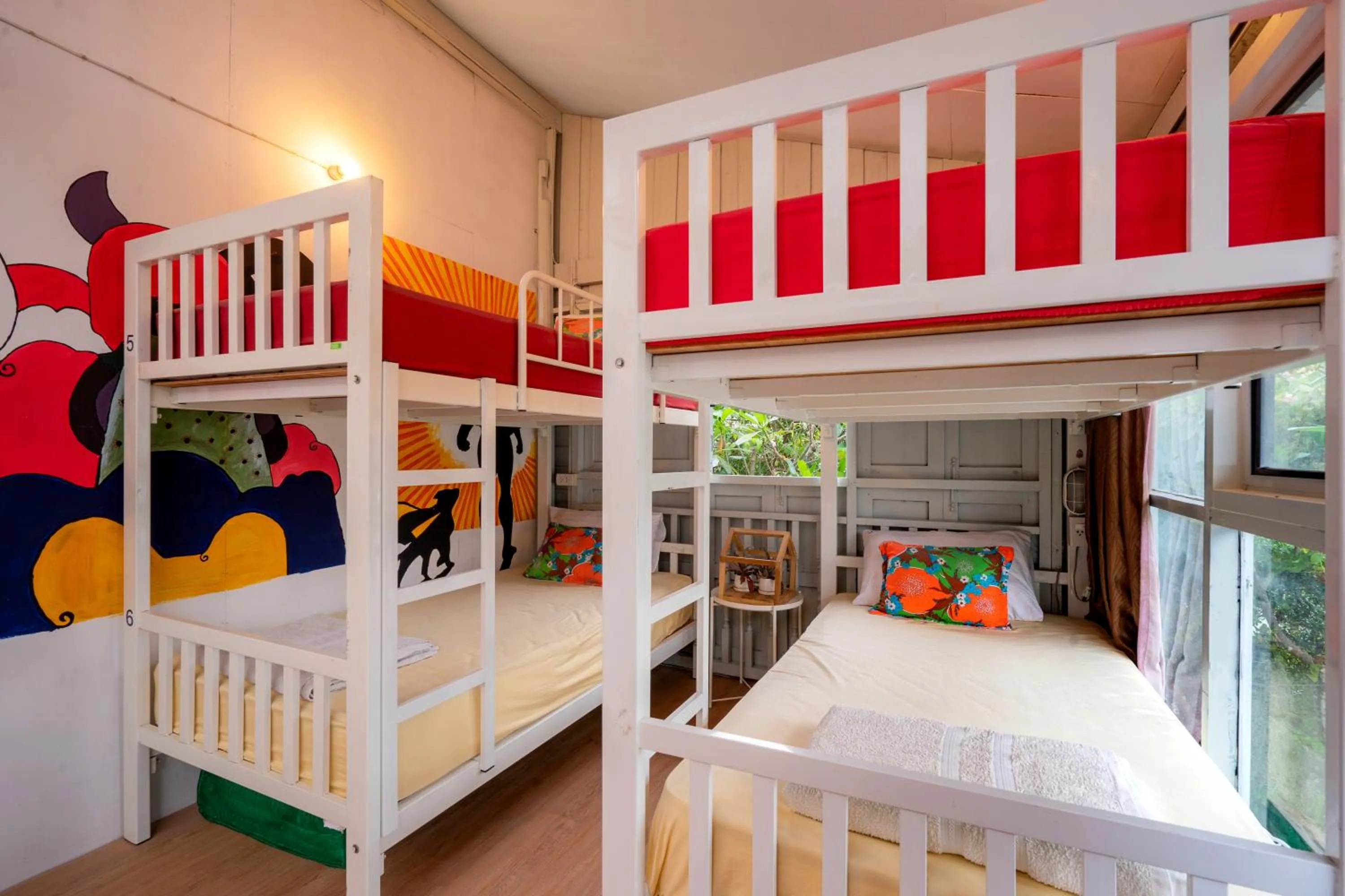 Bed in Secret garden pool villa