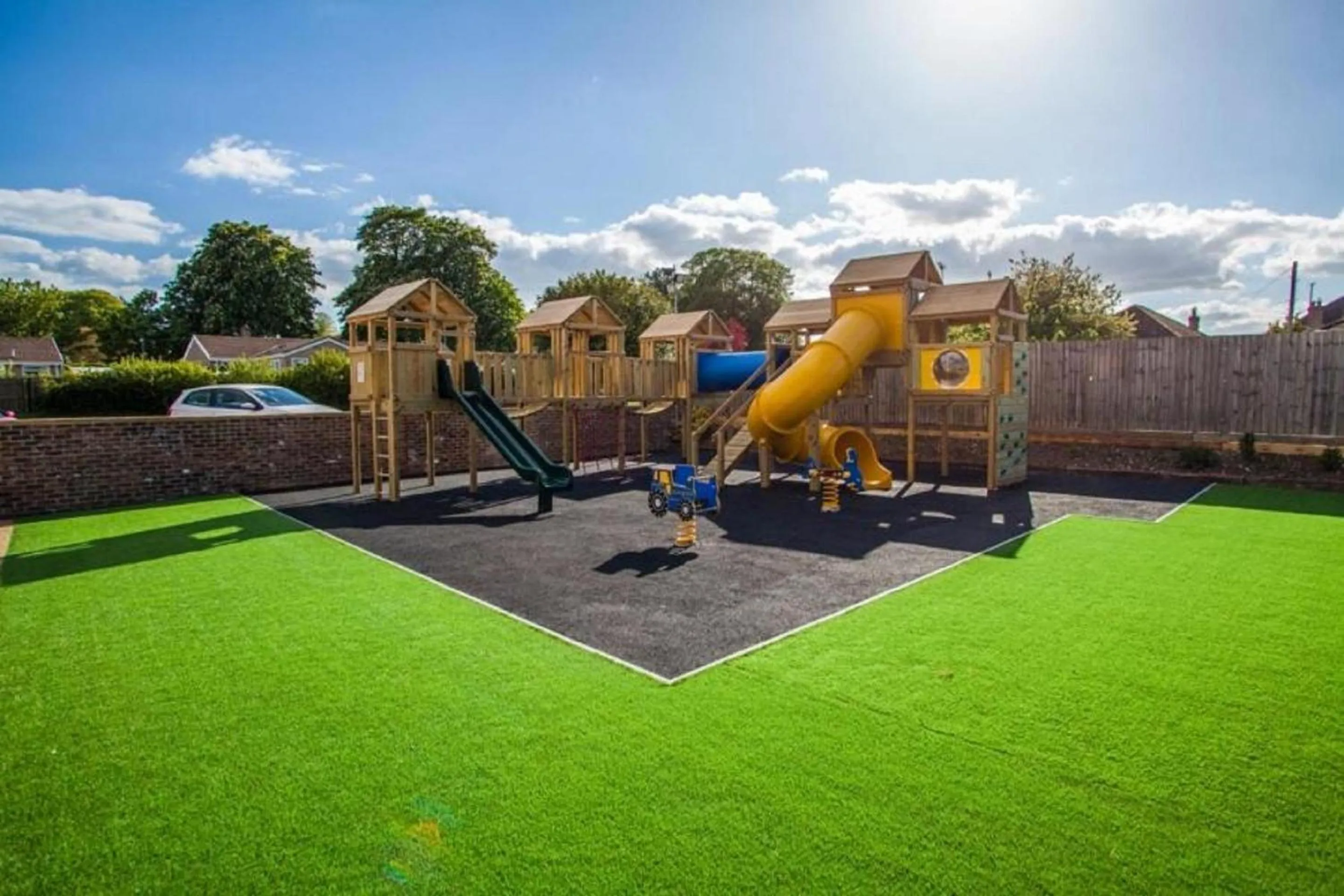 Children play ground in The Black Dog Inn