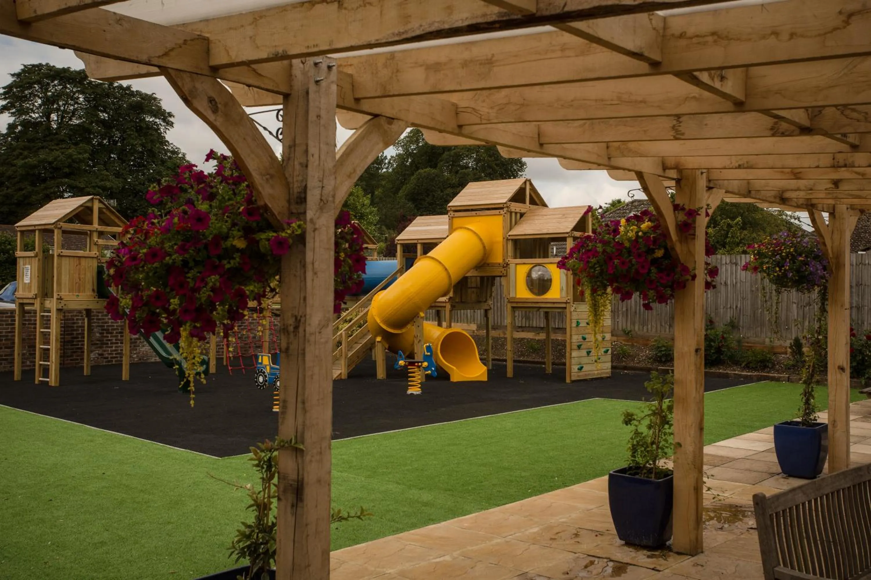 Children play ground in The Black Dog Inn