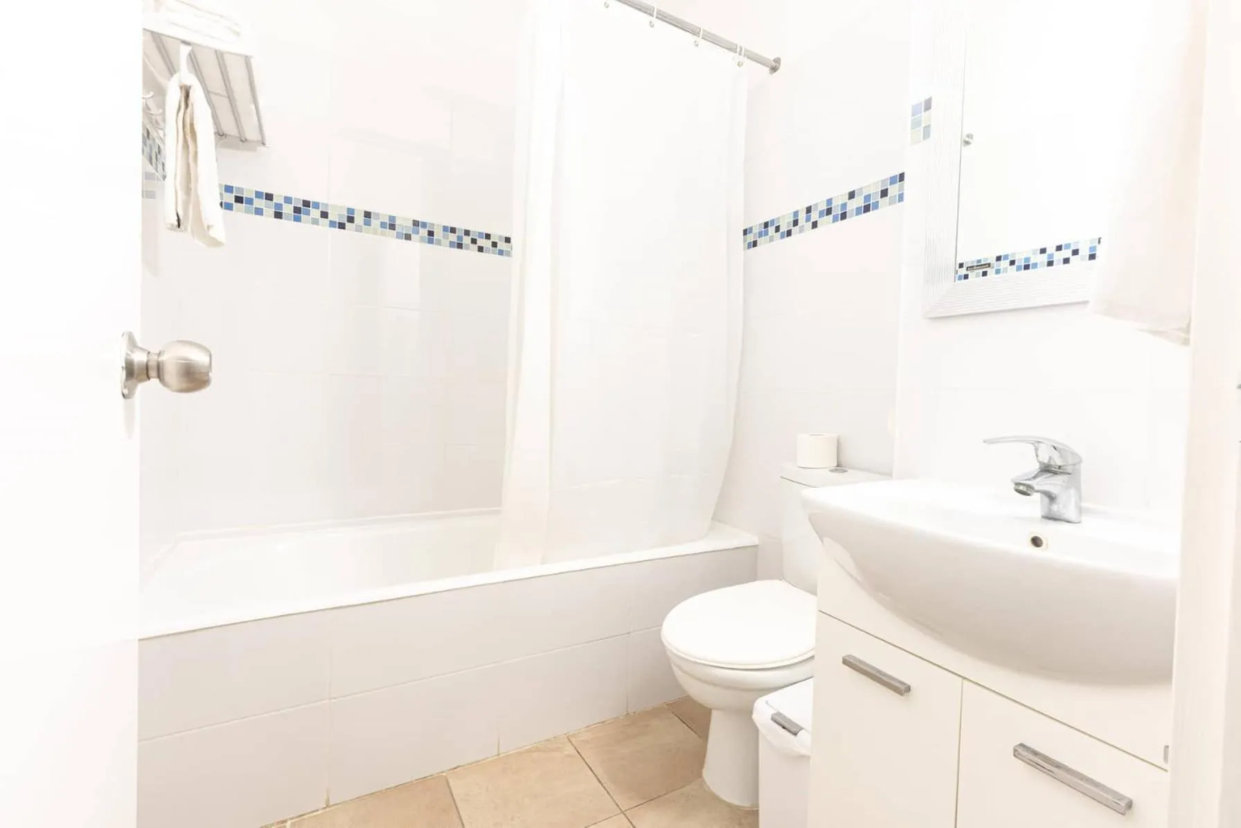 Bathroom in Vrissaki Hotel Apartments