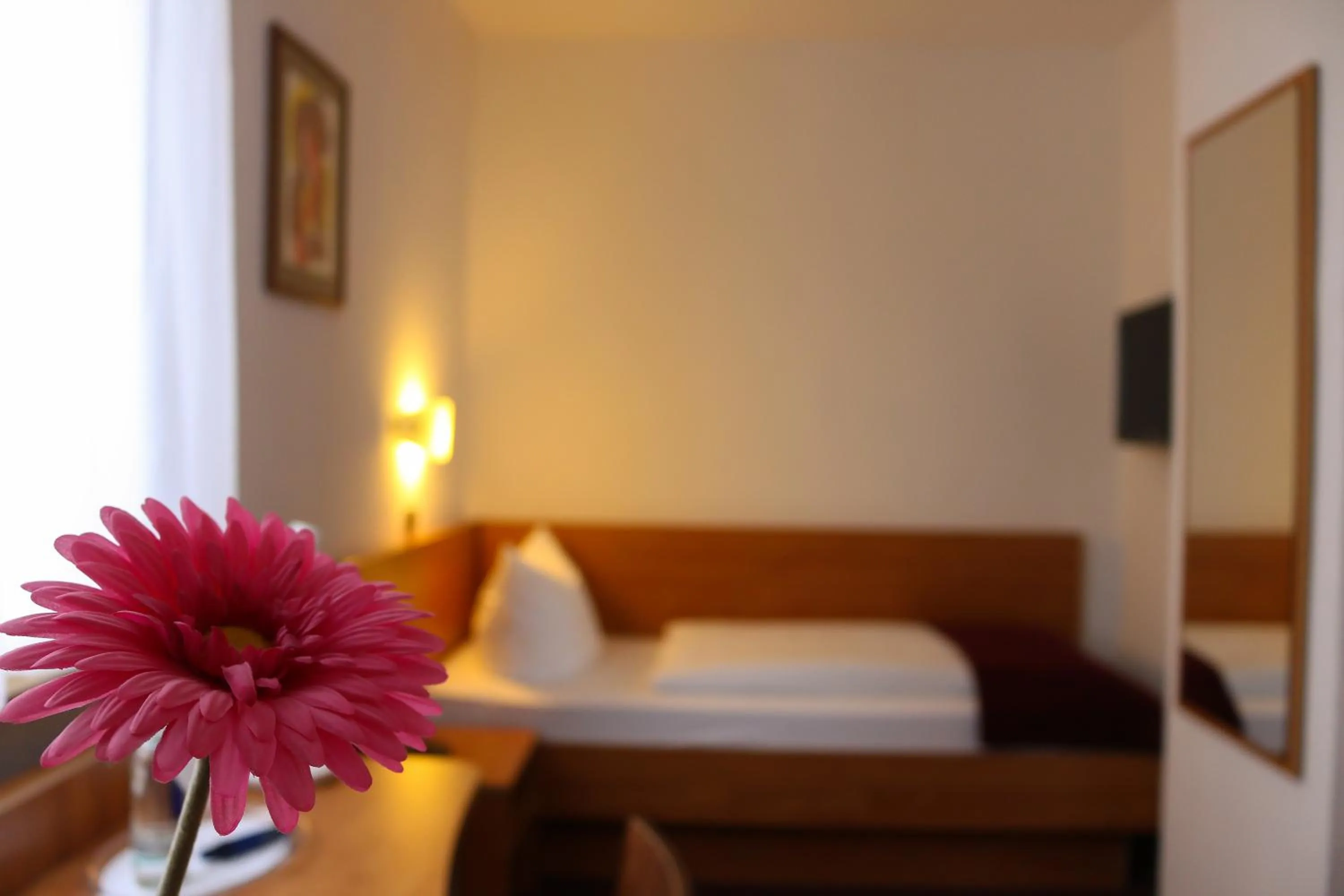 Bed in City Hotel Journal