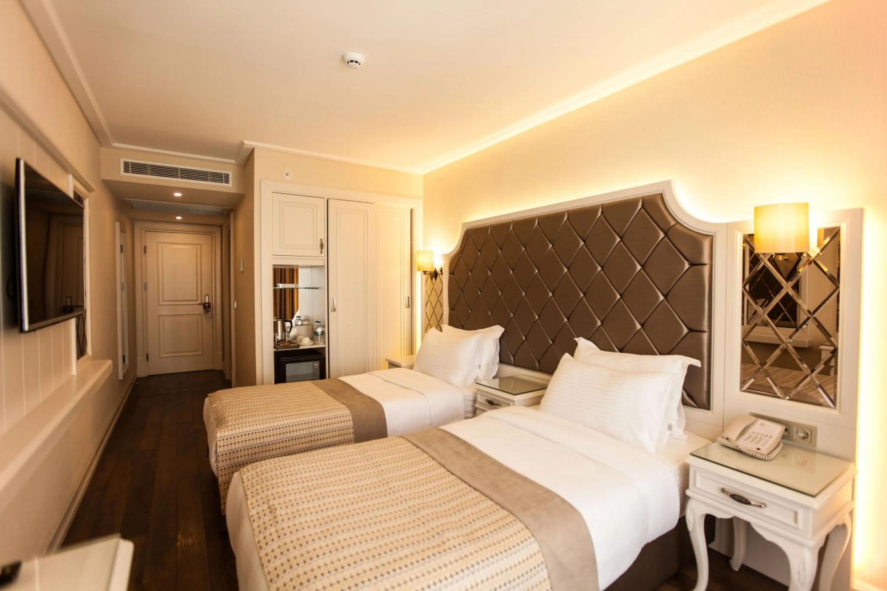 Bed in Miss Istanbul Hotel