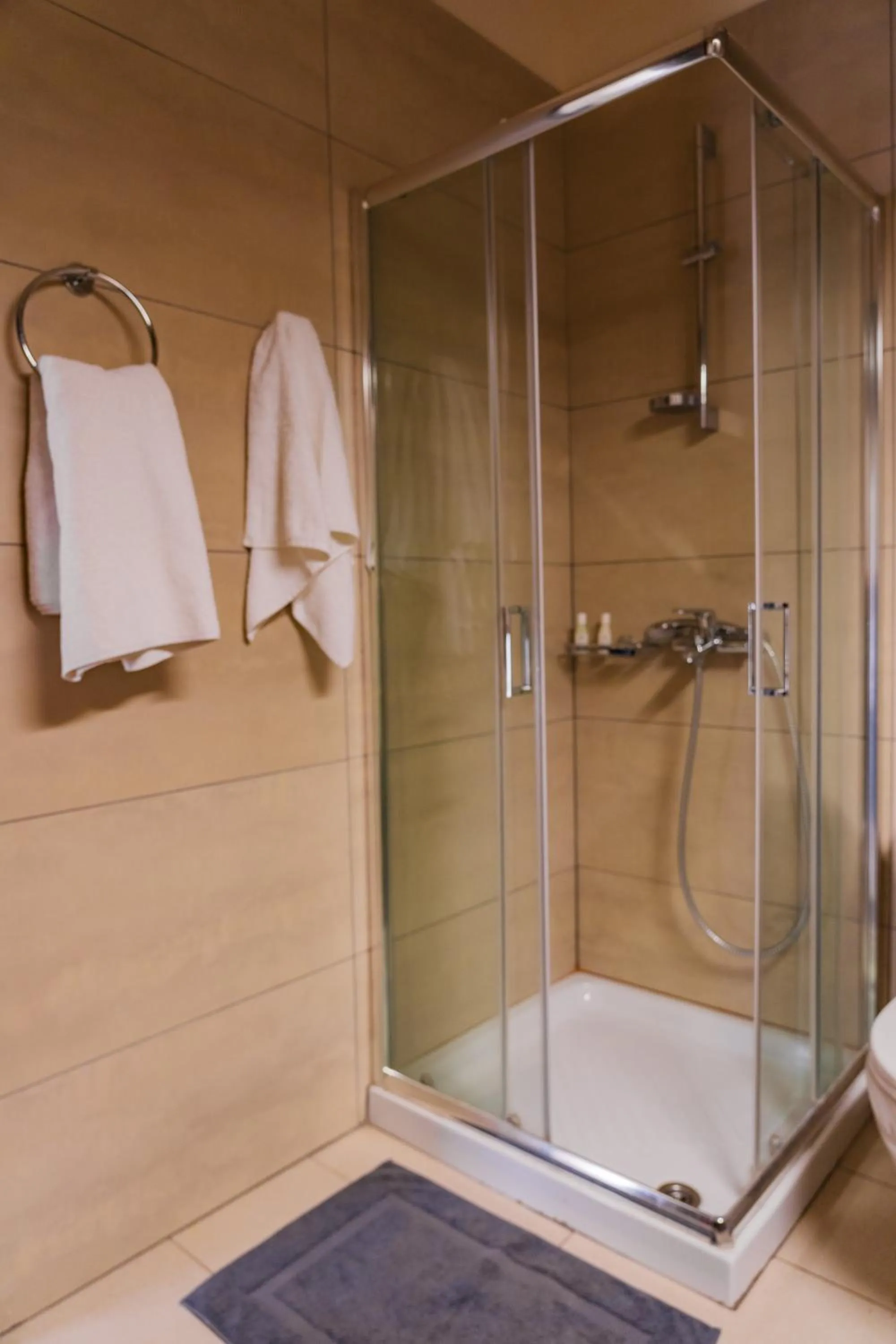 Shower in Athenian Central Apartments