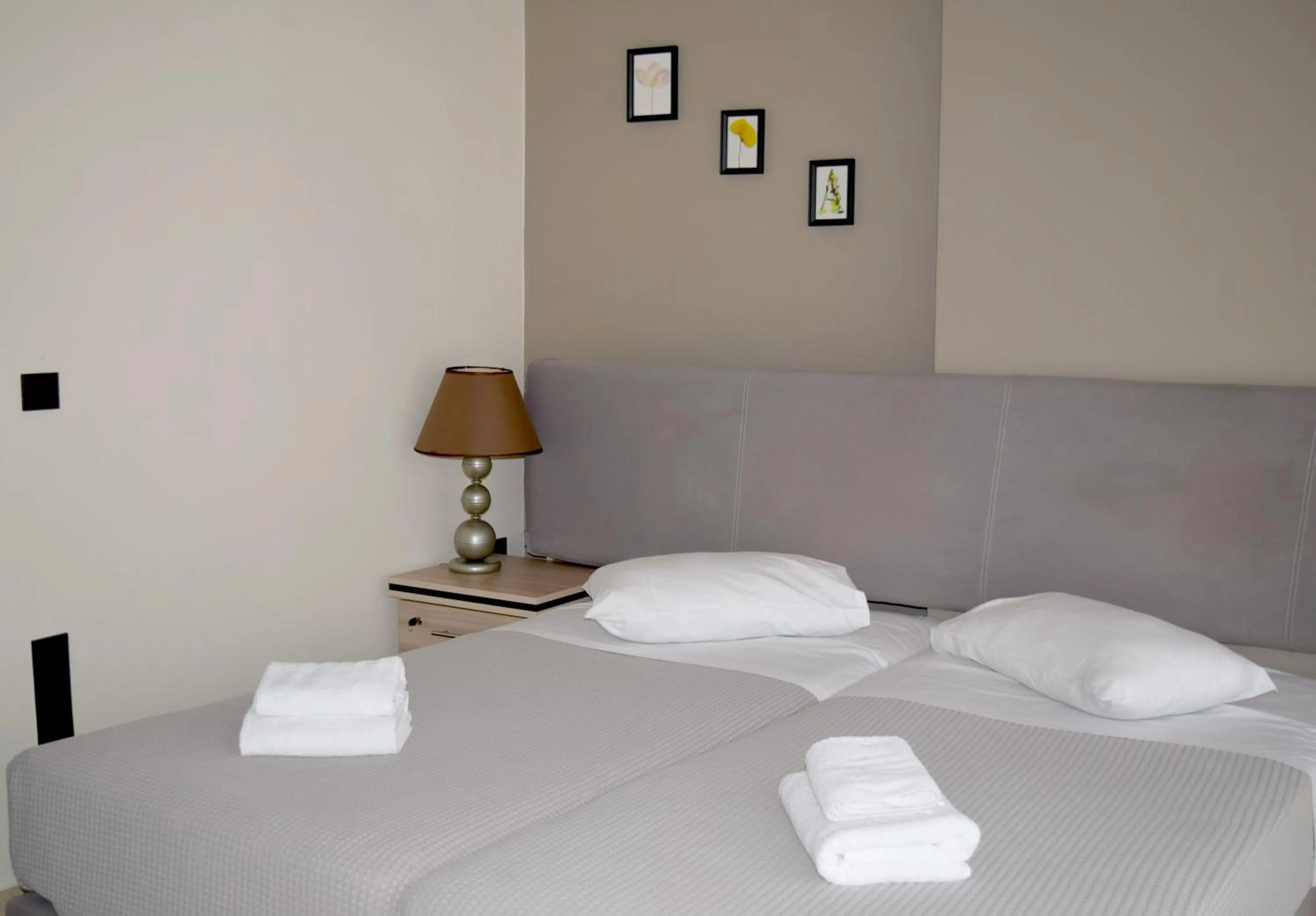 Bed in Athenian Central Apartments